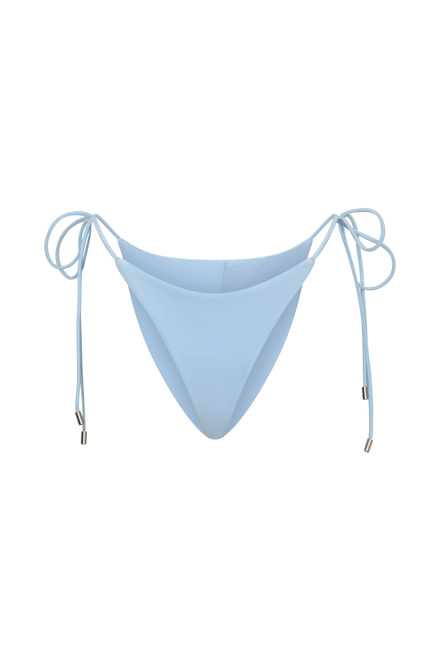Blossom Side Tie Bikini Bottom - Pale Blue
