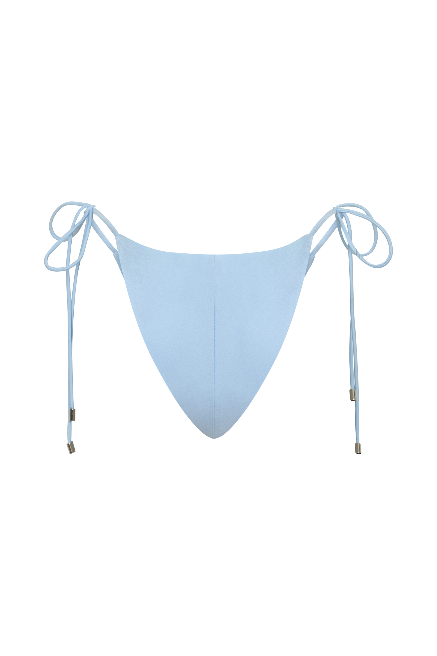 Blossom Side Tie Bikini Bottom - Pale Blue #12
