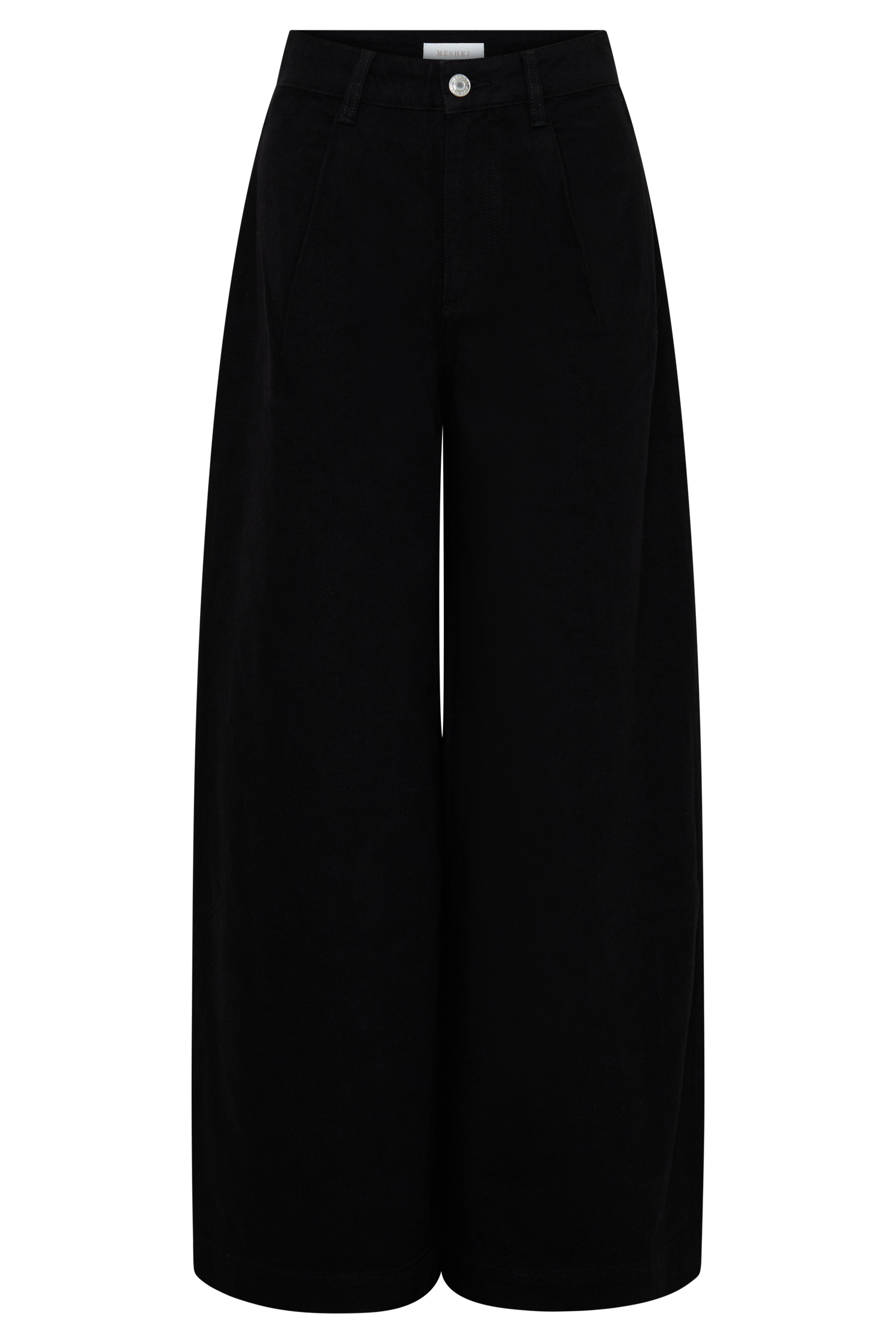 Bobby Oversized Jean With Front Pleat - Black #9