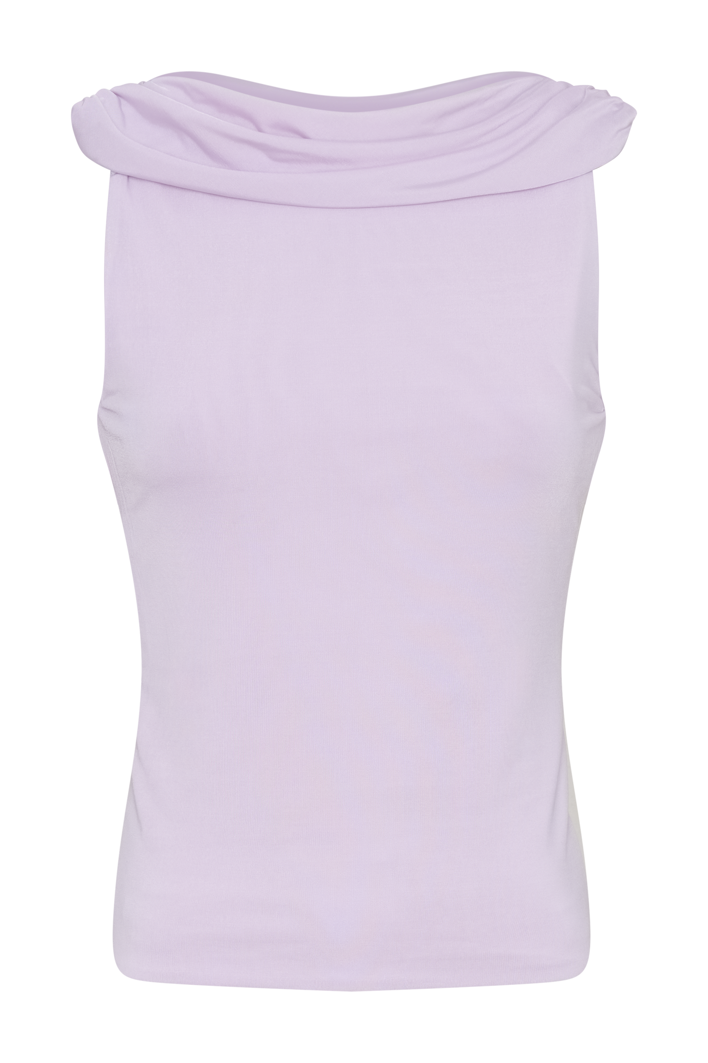 Bridget Slinky Cowl Back Top - Dusty Lilac
