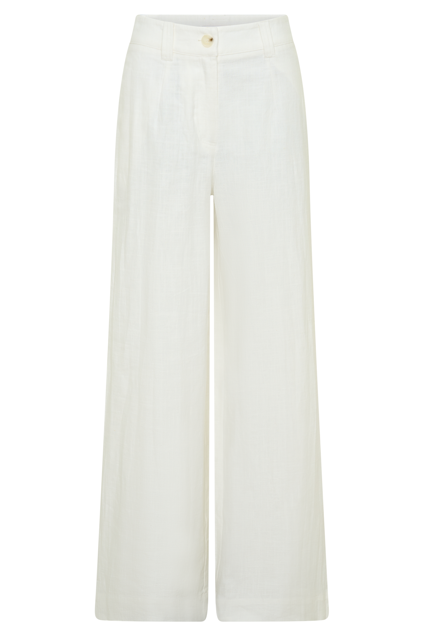 Brielle Straight Leg Pant - White