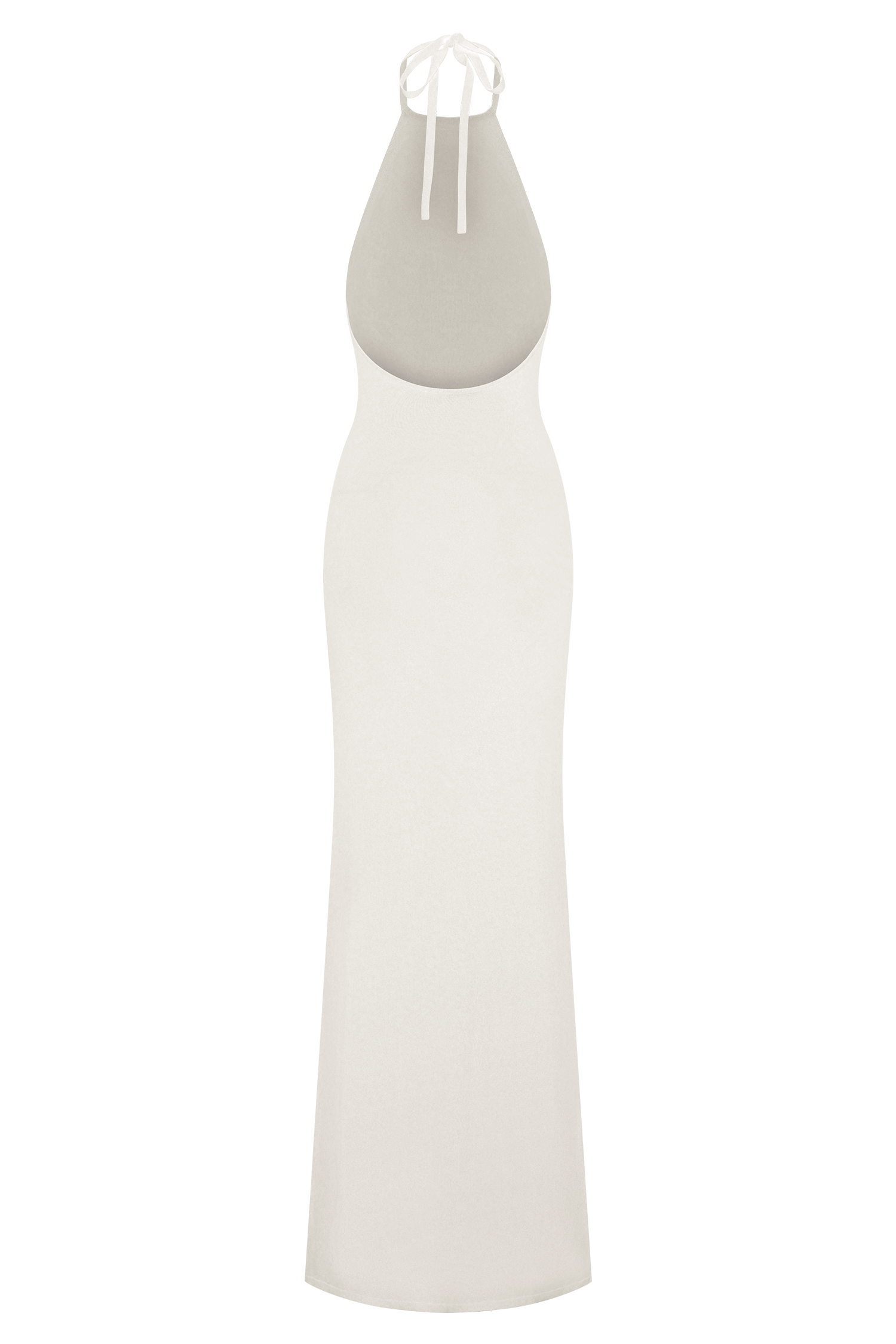 Brock Knit Halter Maxi Dress - White #10