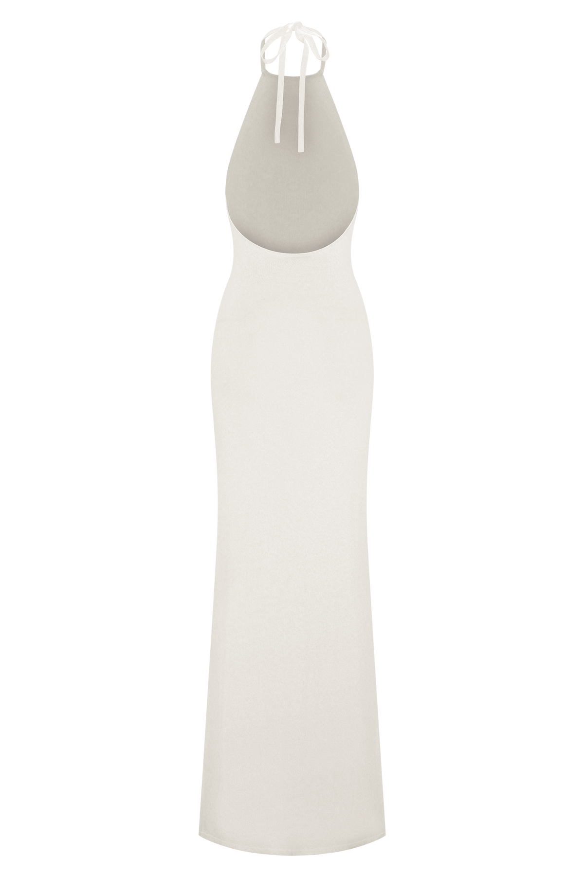 Brock Knit Halter Maxi Dress - White #10