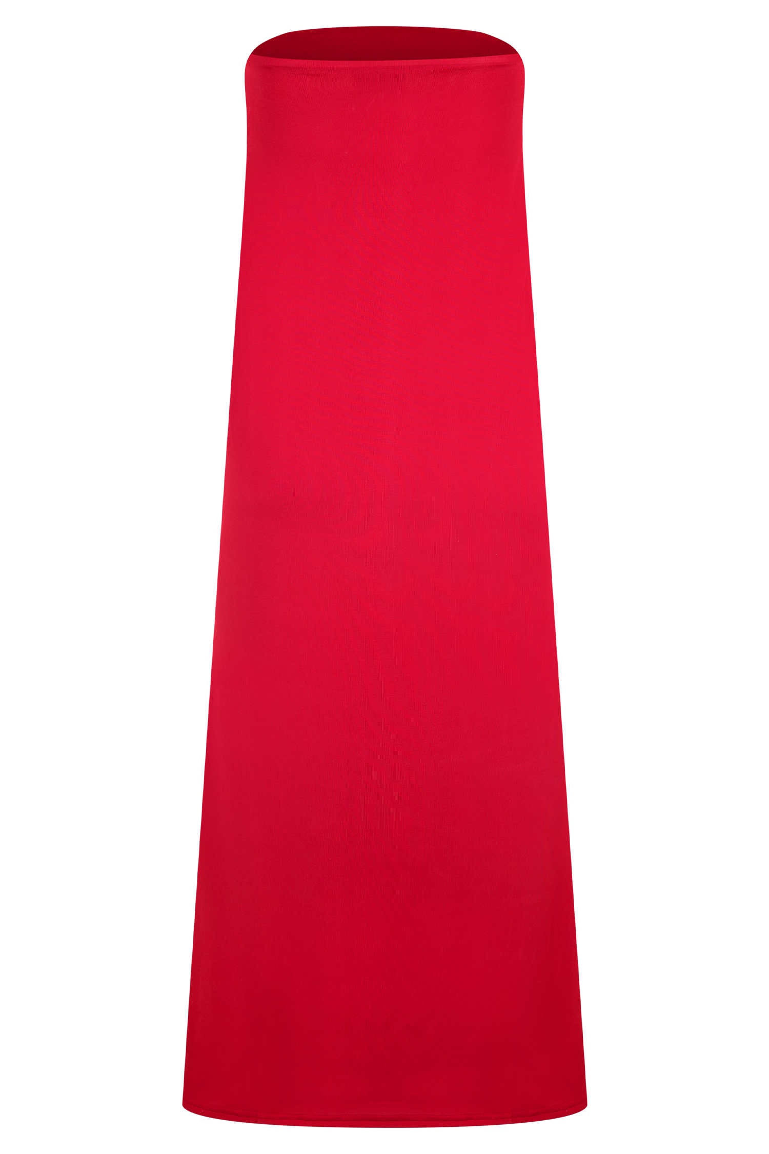 Bruna Slinky Fishtail Maxi Skirt - Red #6