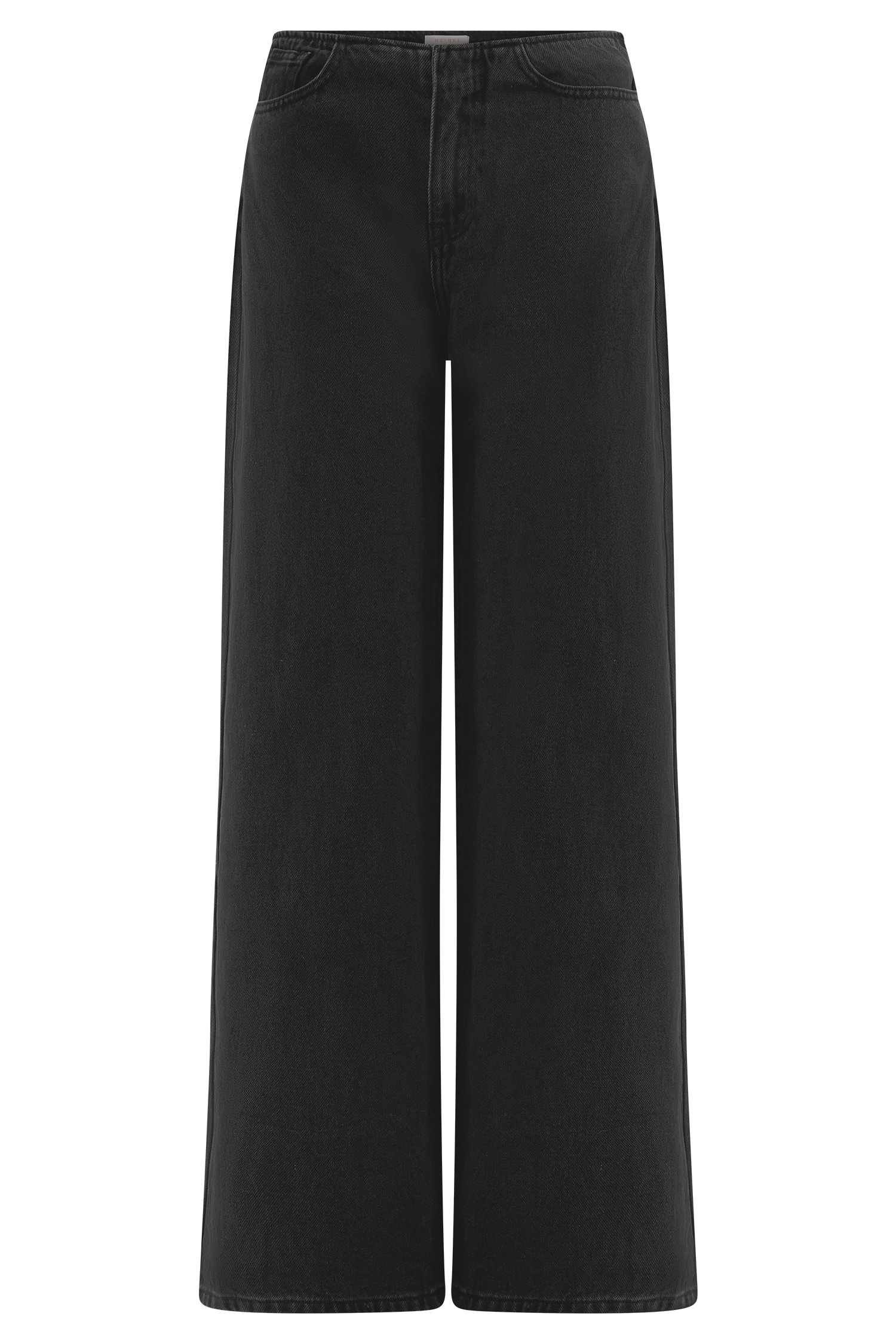 Caitlin Mid Rise Denim Jeans - Washed Black #9