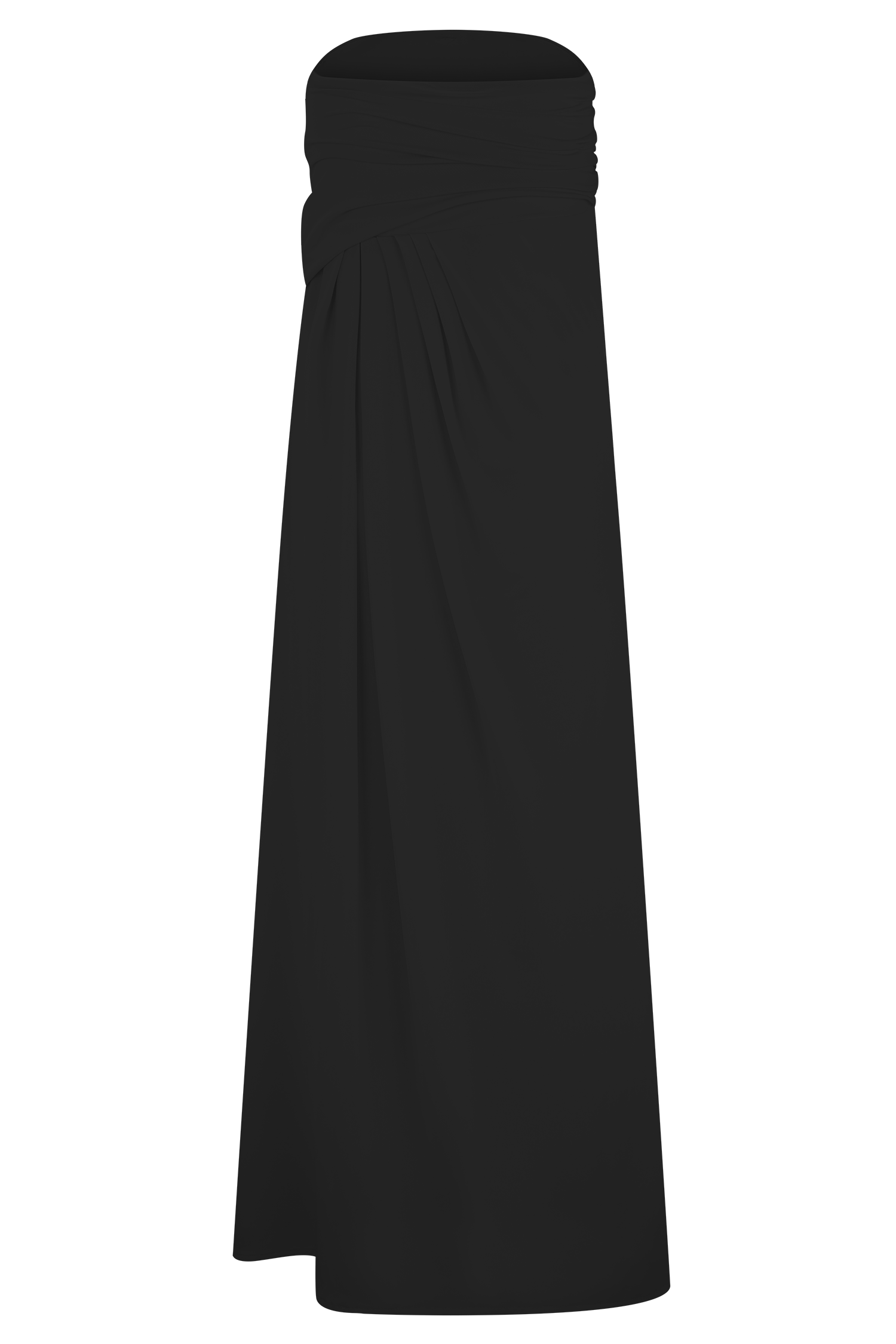 Calandra Slinky Maxi Skirt - Black #7