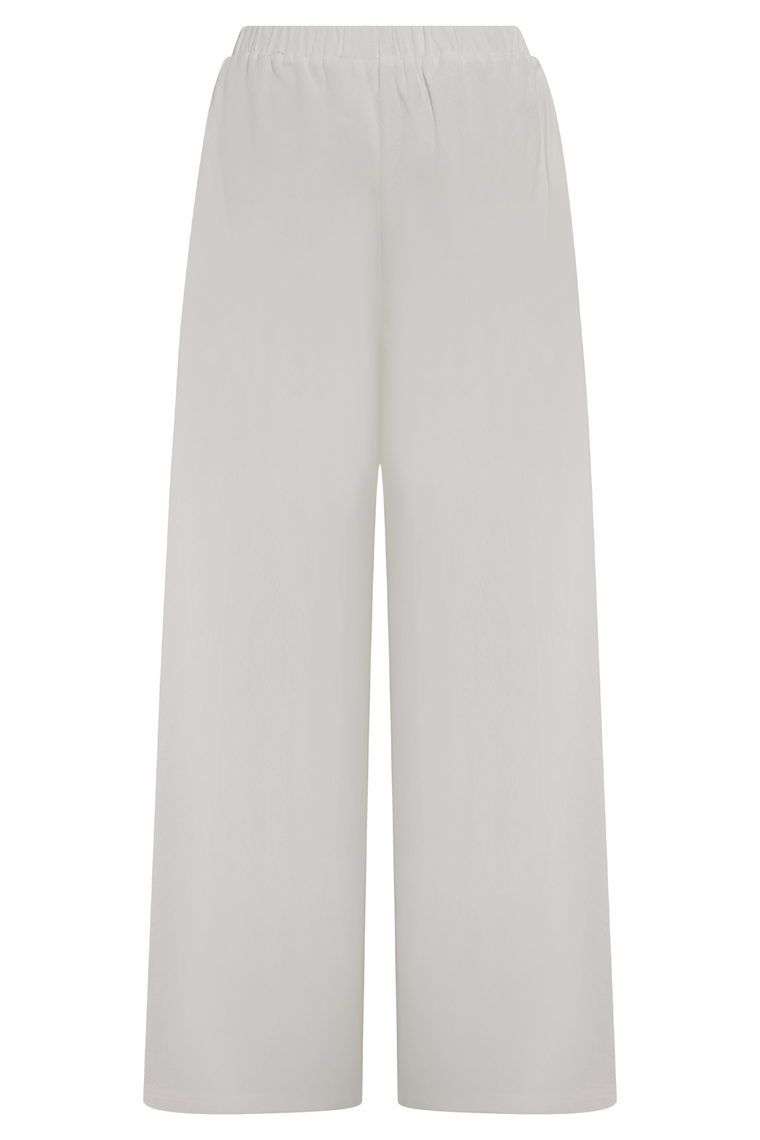 Campbell Cotton Wide Leg Pants - White #8