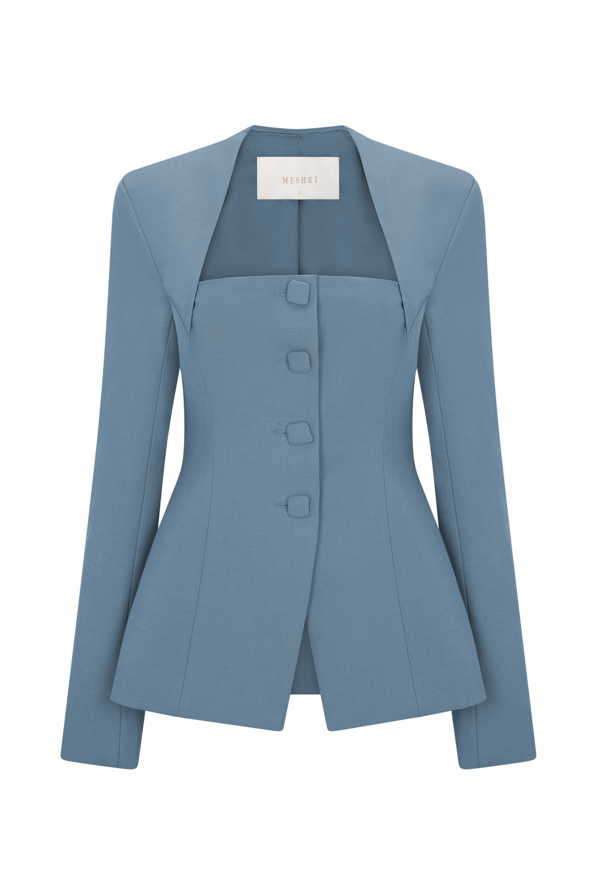Christel Suiting Fitted Blazer - Ocean Blue #8