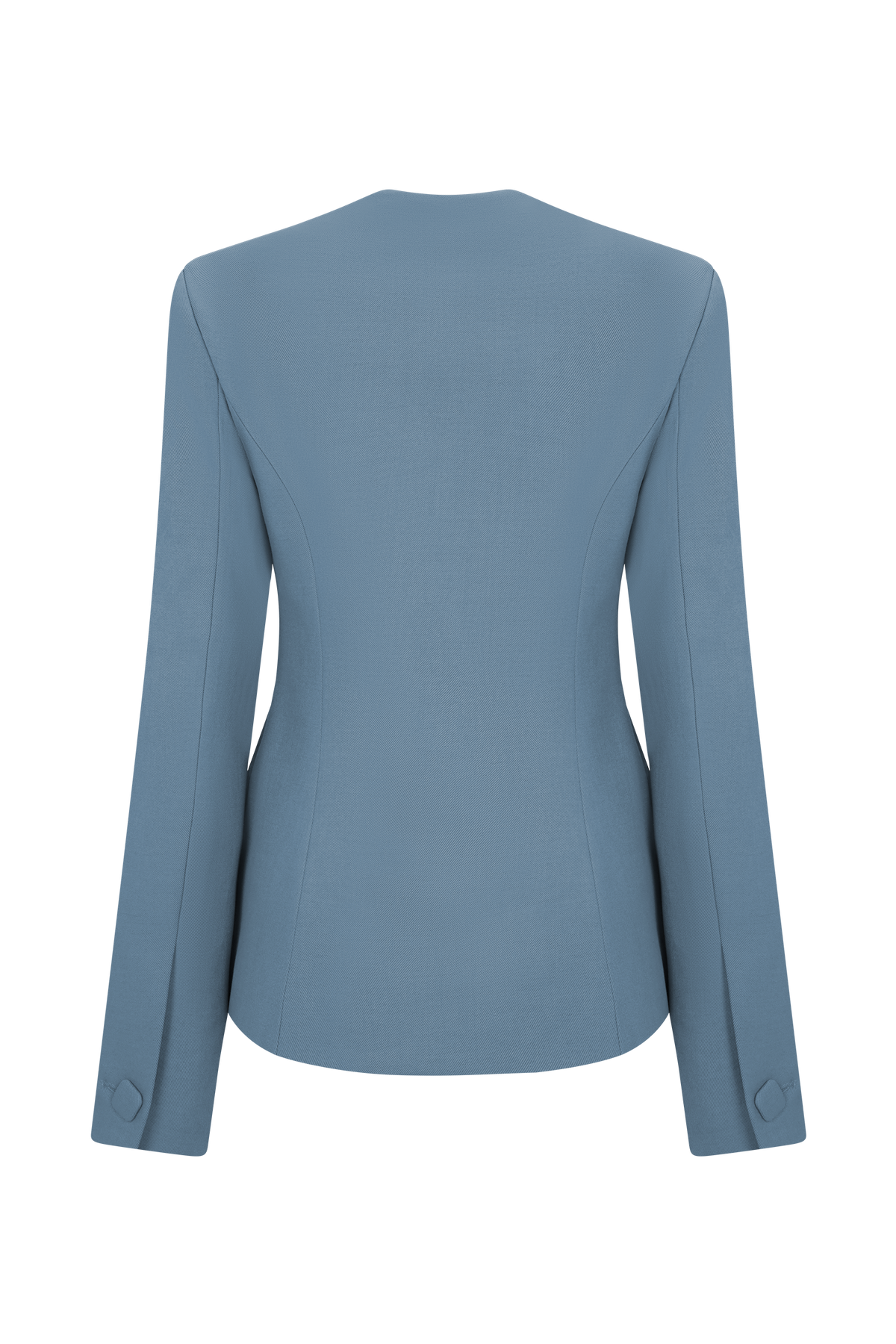 Christel Suiting Fitted Blazer - Ocean Blue #7