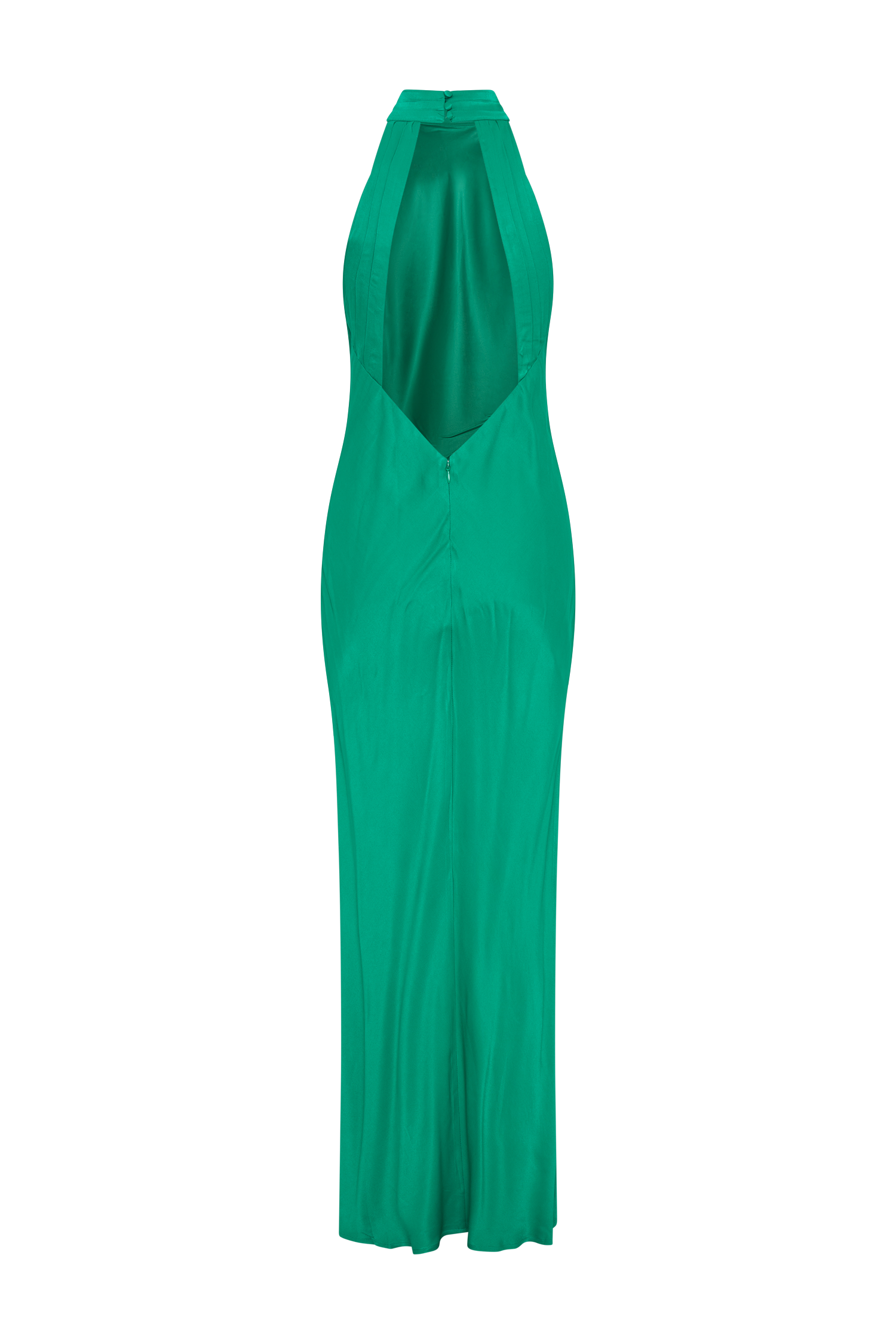 green maxi dress with split Claire Satin Drape Back COLOR:GOLD All Designer Collections for high split for a length-40