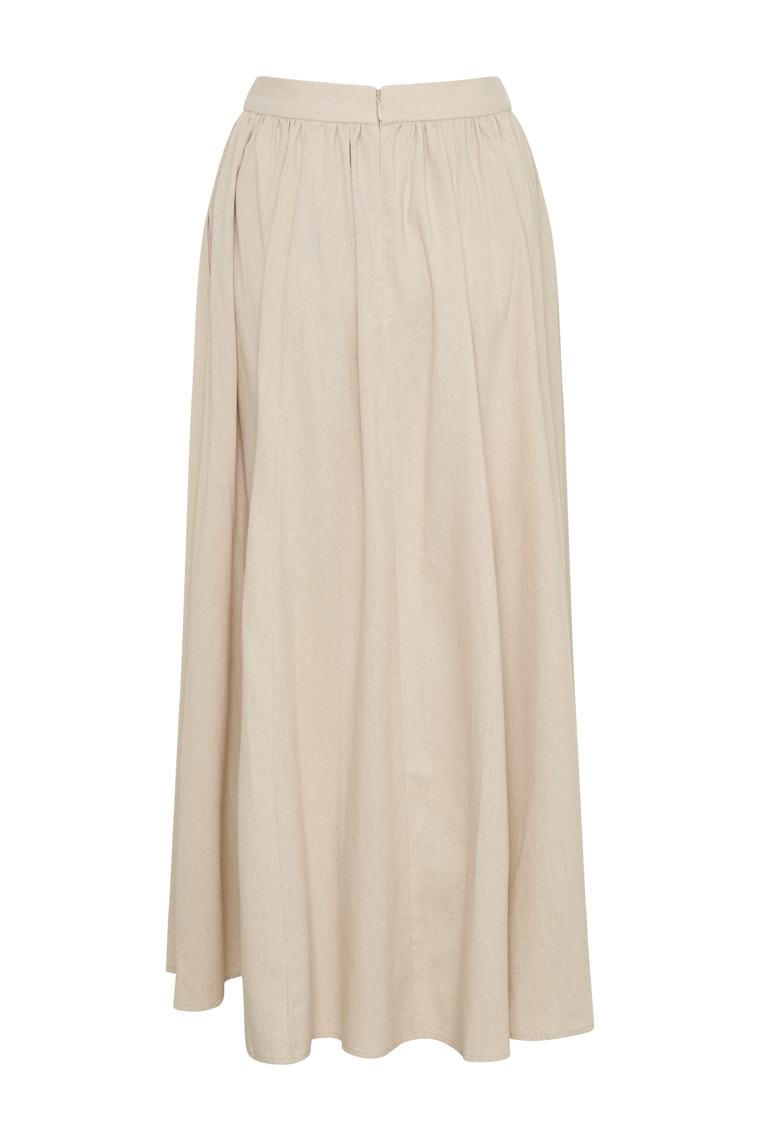 Clarence Linen A-Line Maxi Skirt - Natural #10