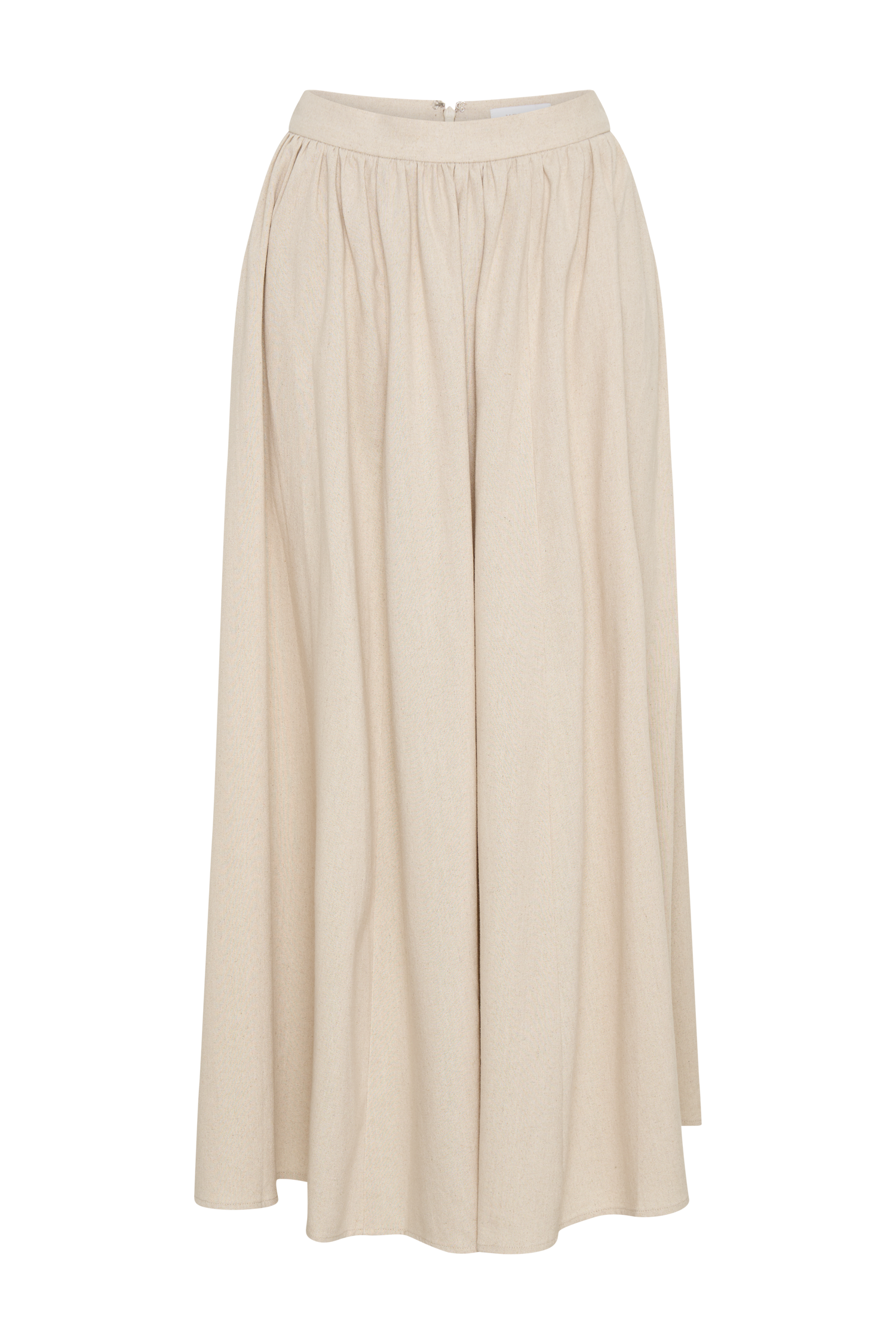 Clarence Linen A-Line Maxi Skirt - Natural #11