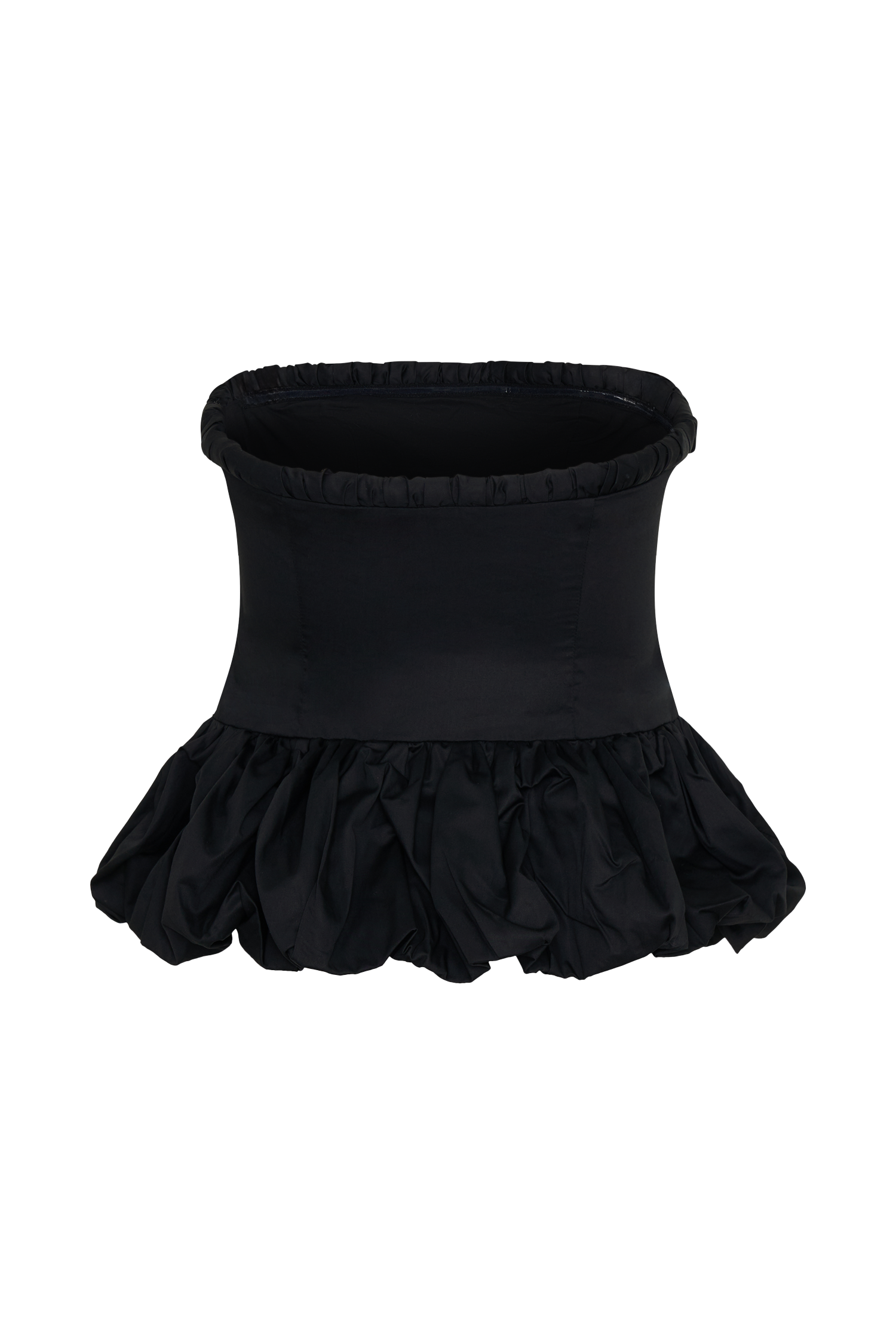Cora Ruched Strapless Top - Black #6