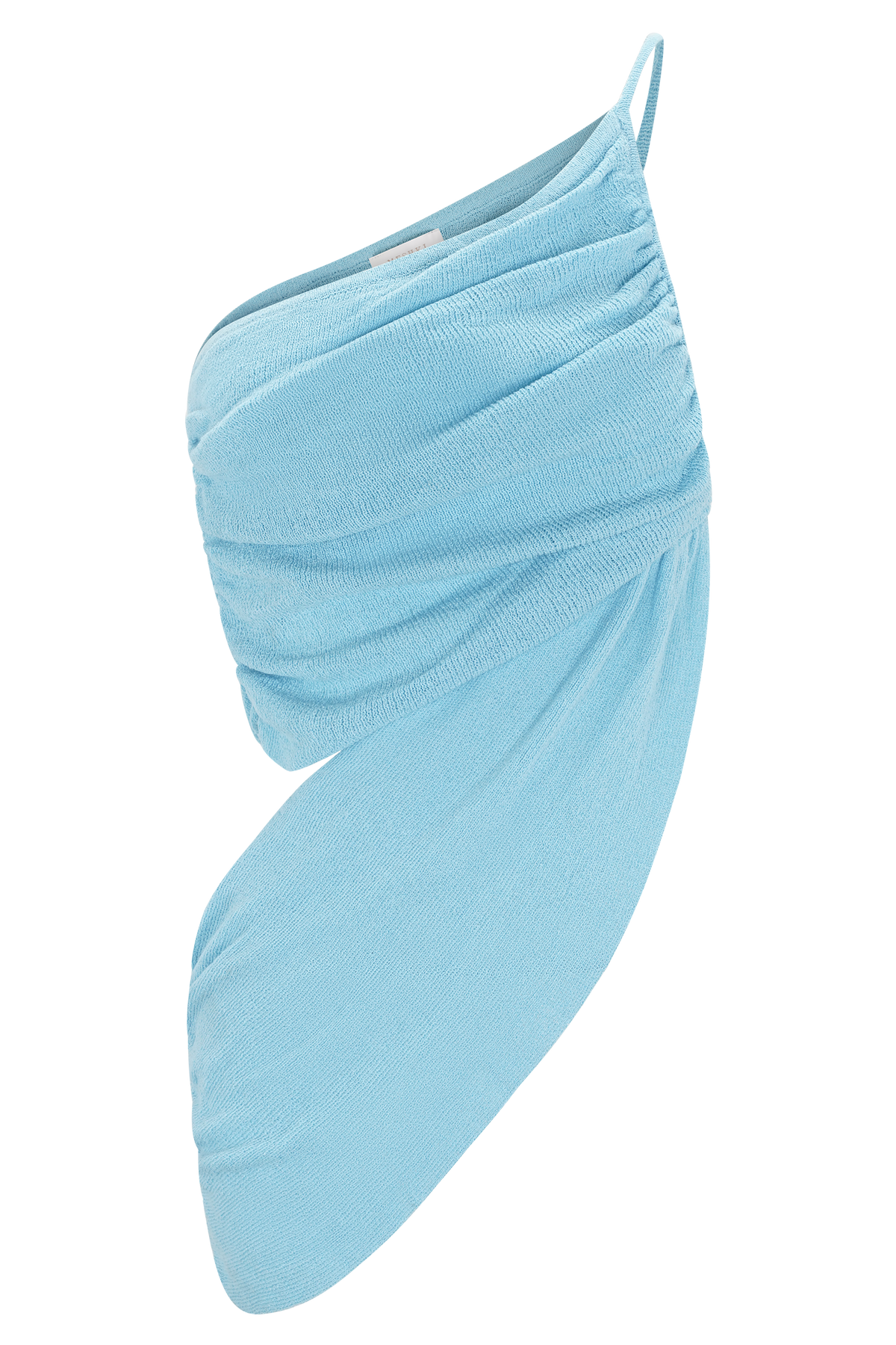 Corah Drape Knit Top - Cyan Blue #7