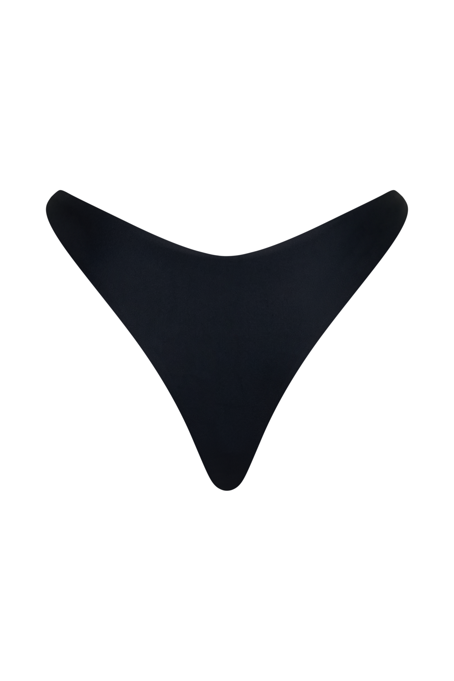 Coralia High Side Thong Bikini Bottom - Black