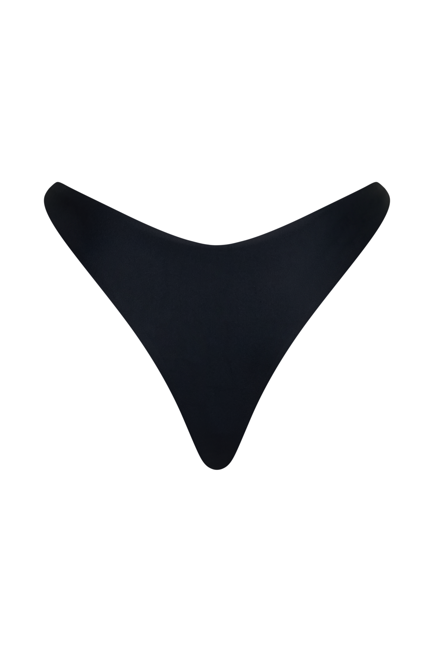 Coralia High Side Thong Bikini Bottom - Black #13