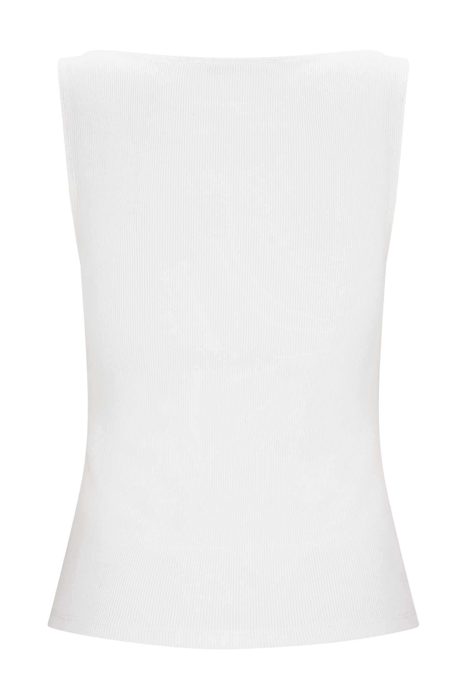 Coraline Panelled Sleeveless Top - White #8