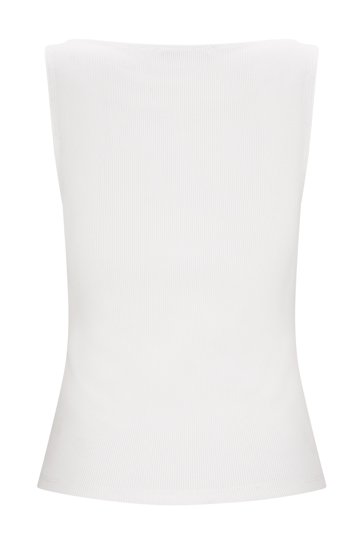 Coraline Panelled Sleeveless Top - White #8