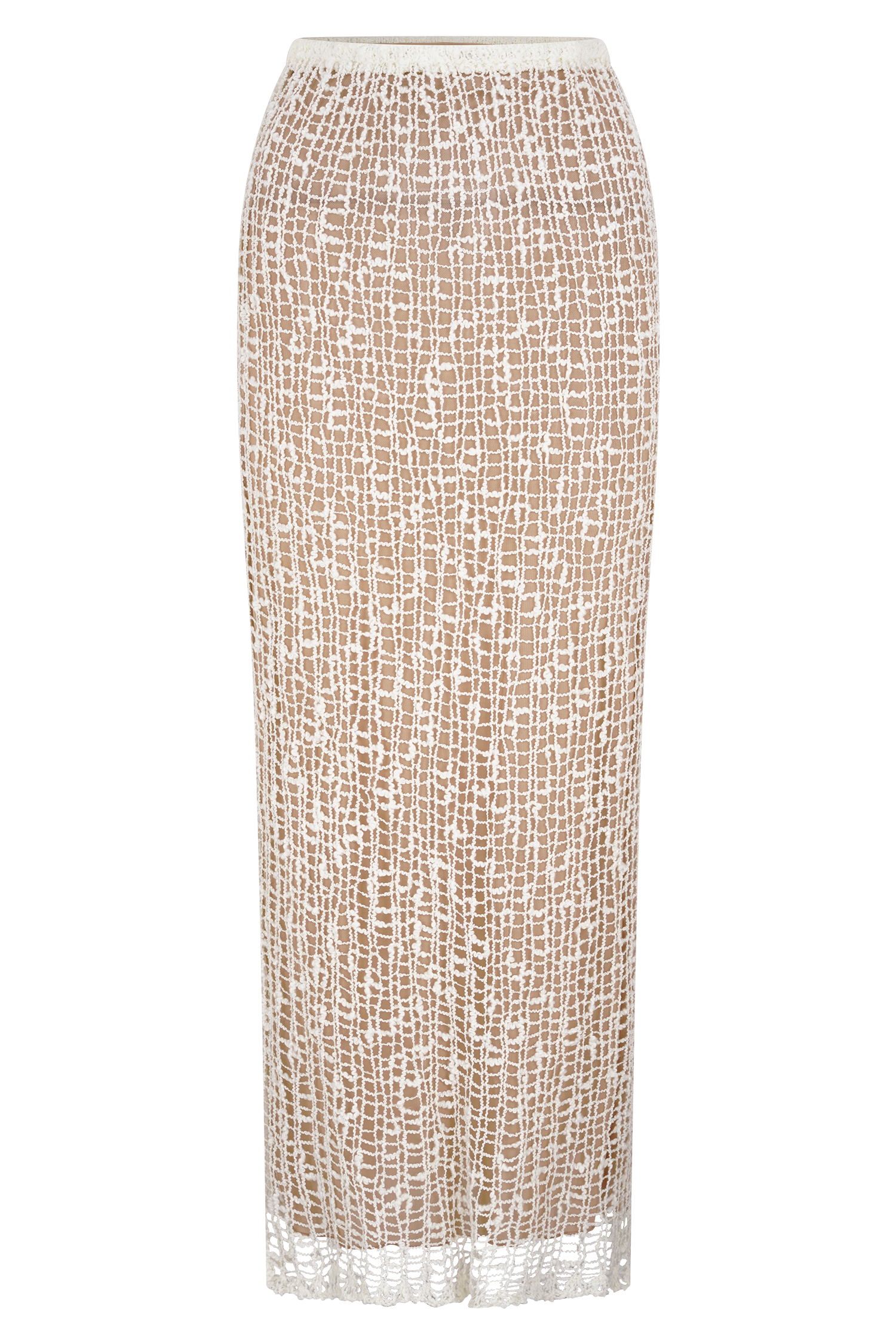Cordelia Knit Maxi Skirt - Ivory #7