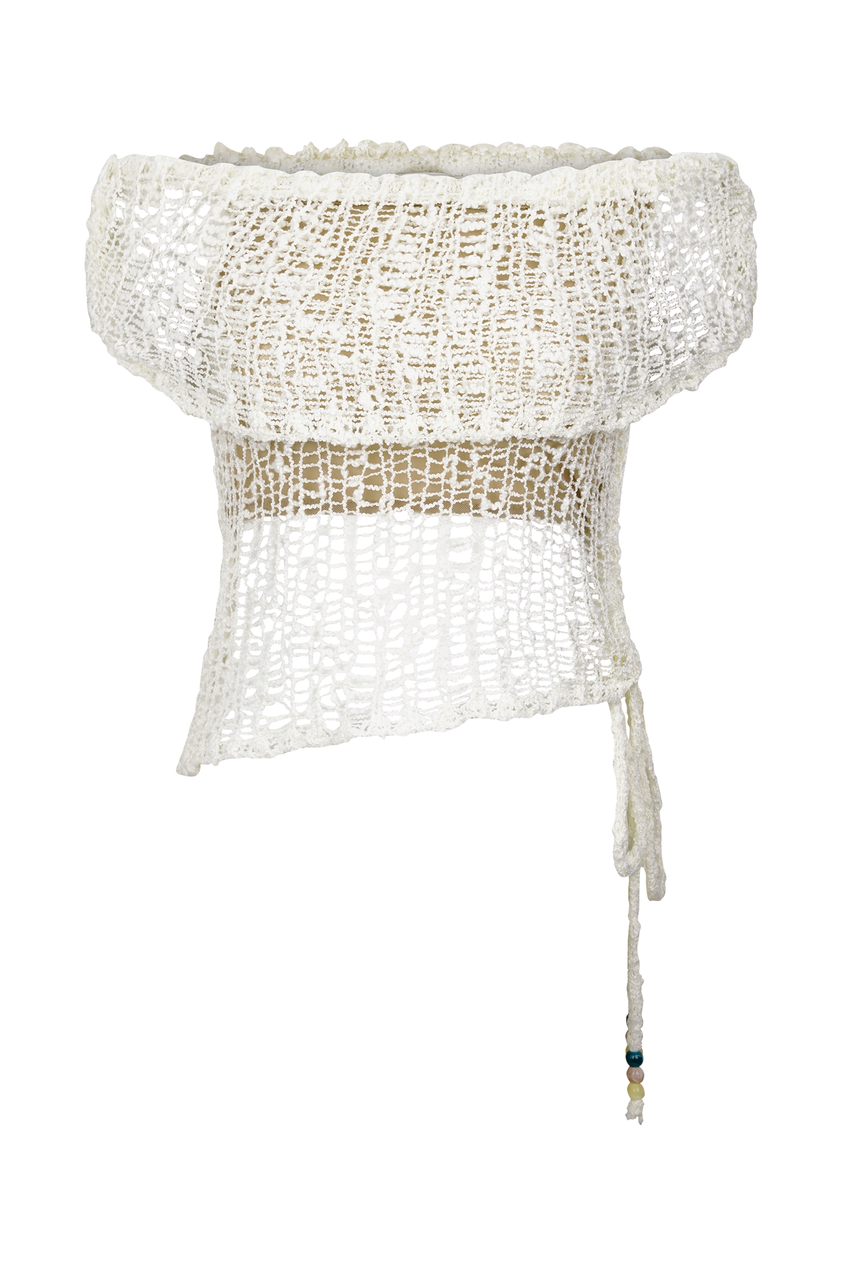 Cordelia Off Shoulder Knit Top - Ivory #9