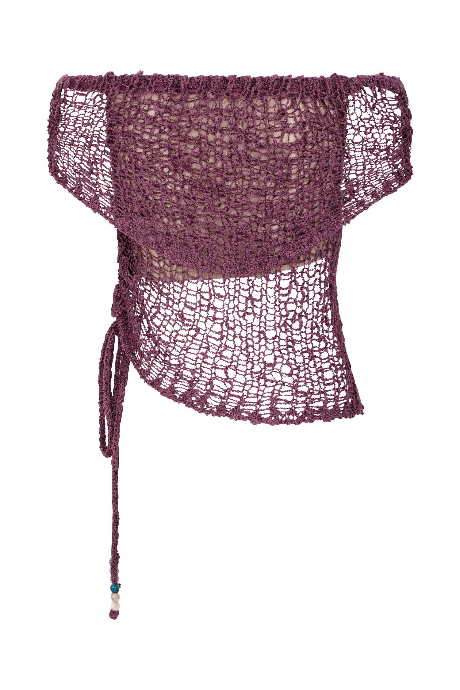 Cordelia Off Shoulder Knit Top - Mauve #8