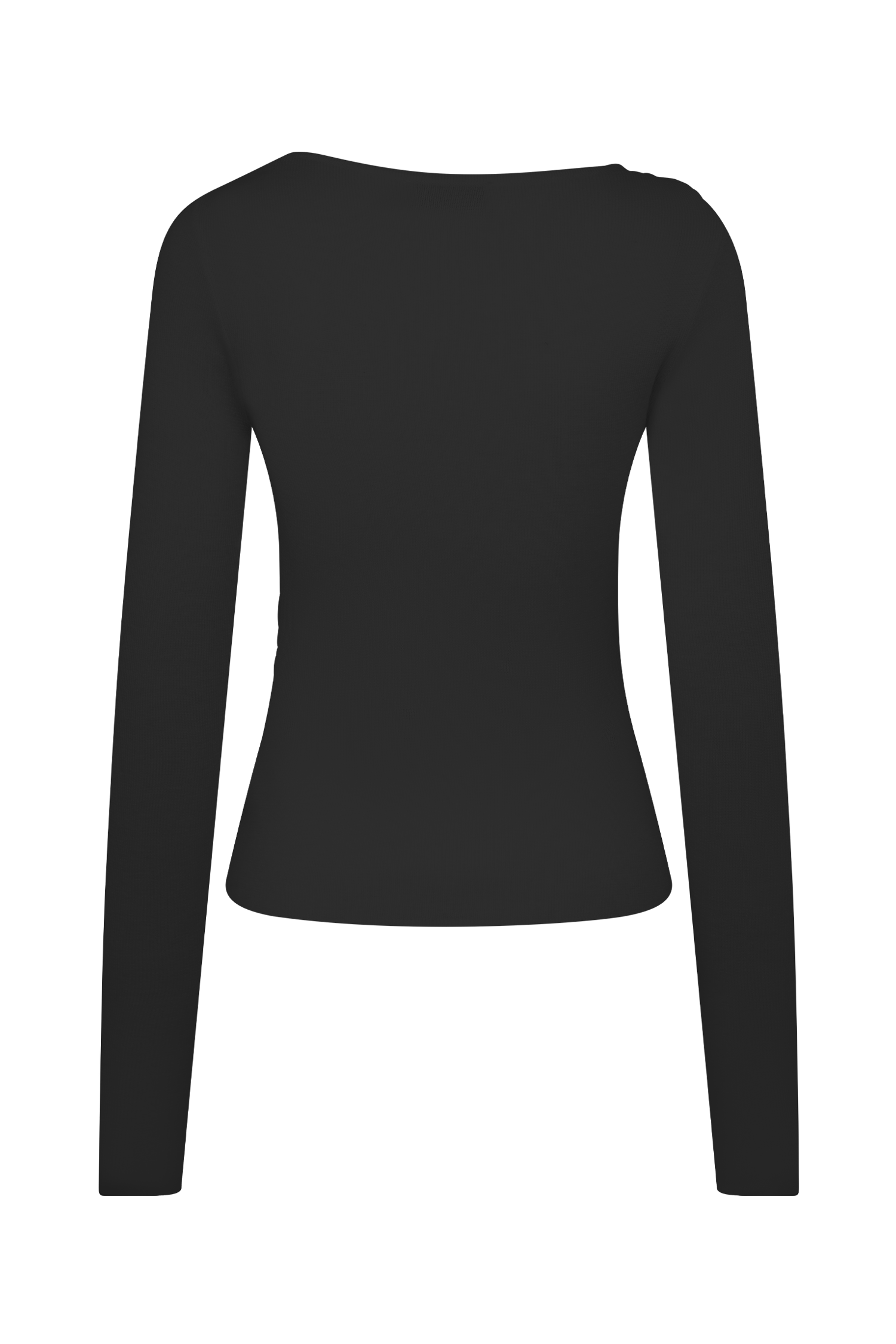 Culver Draped Twist Knit Top - Black #6