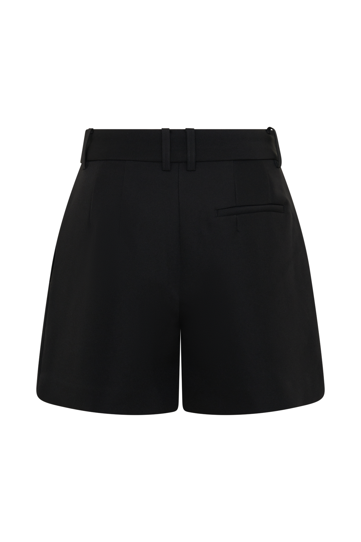 Dominique Pleated Suiting Shorts - Black #8