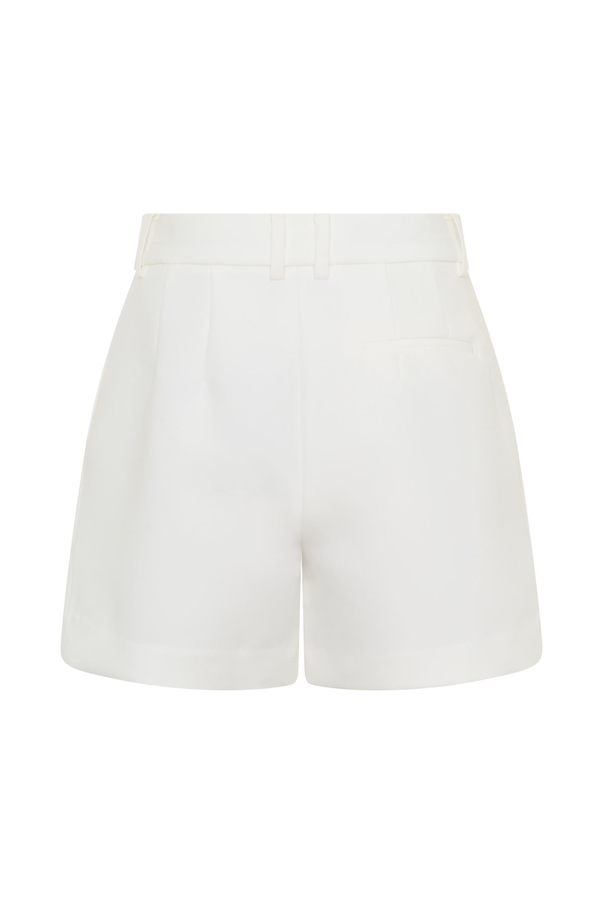 Dominique Pleated Suiting Shorts - Ivory #7