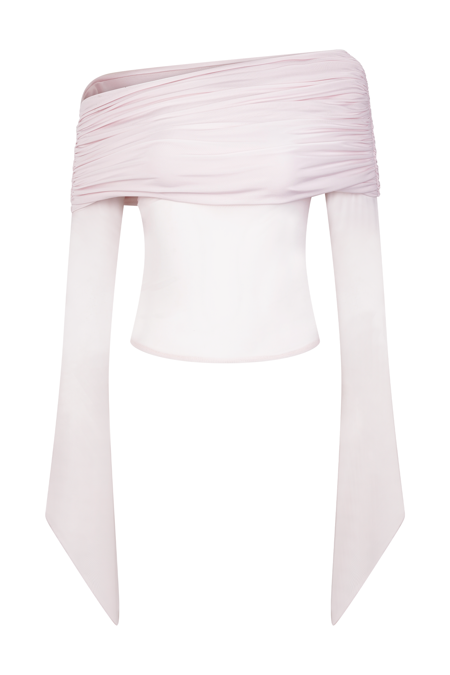 Dahlia One Shoulder Top - Pale Pink #9