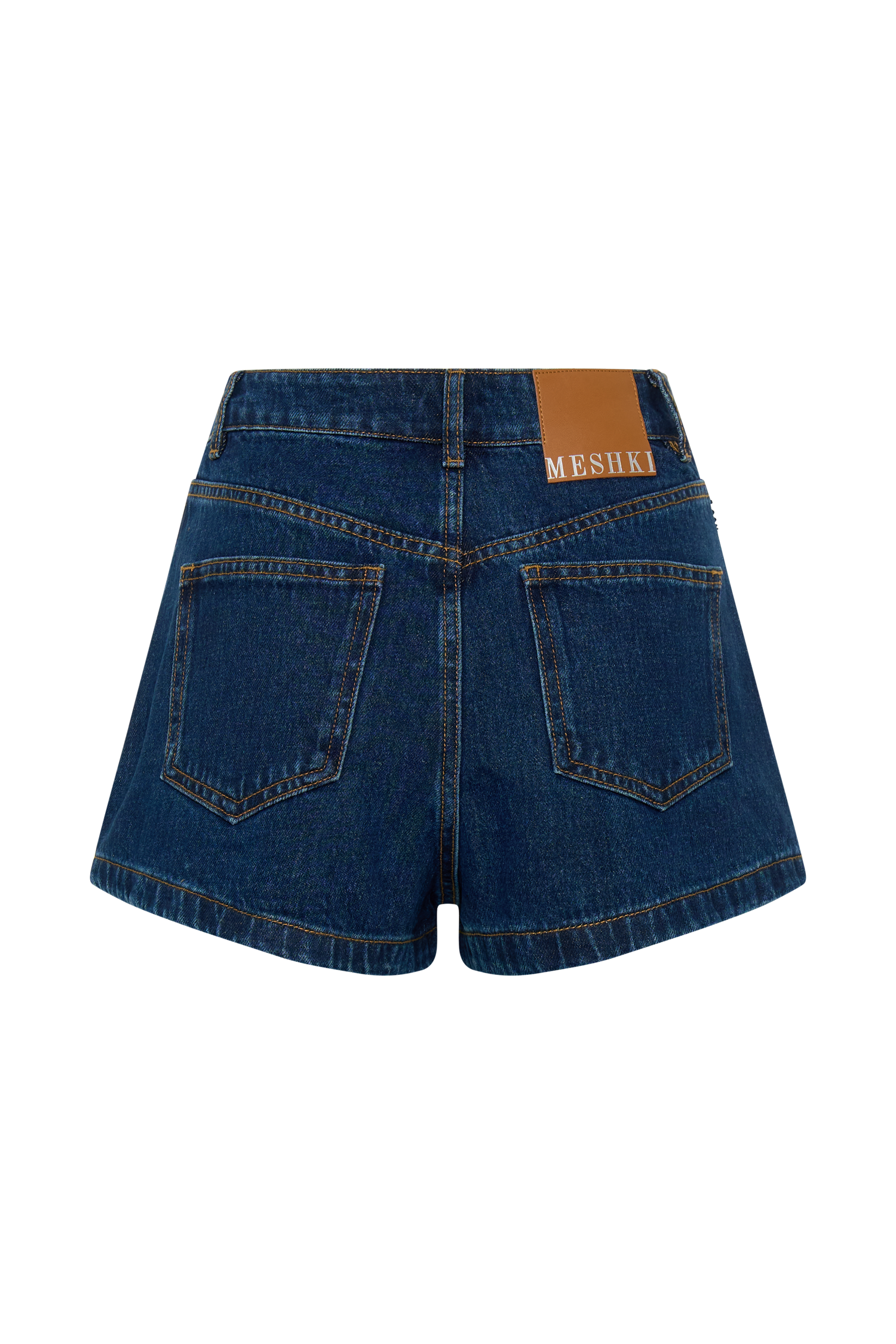 Dan Diamante Denim Shorts - Midnight Blue #12