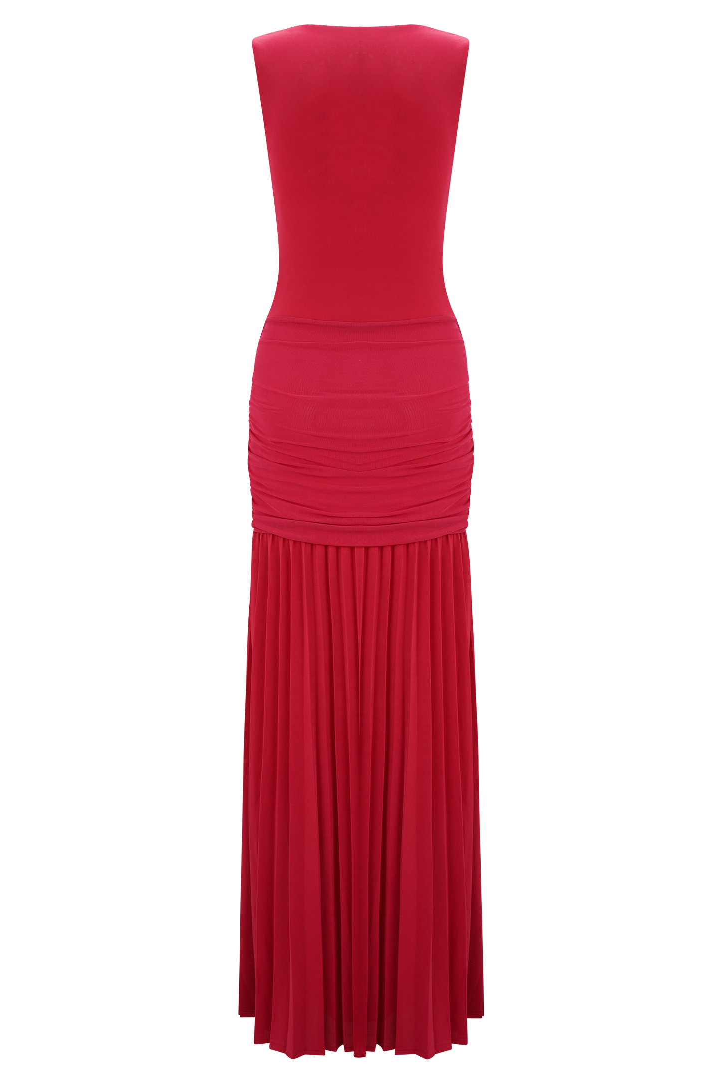 Dania Cowl Neck Slinky Maxi Dress - Fuchsia Pink