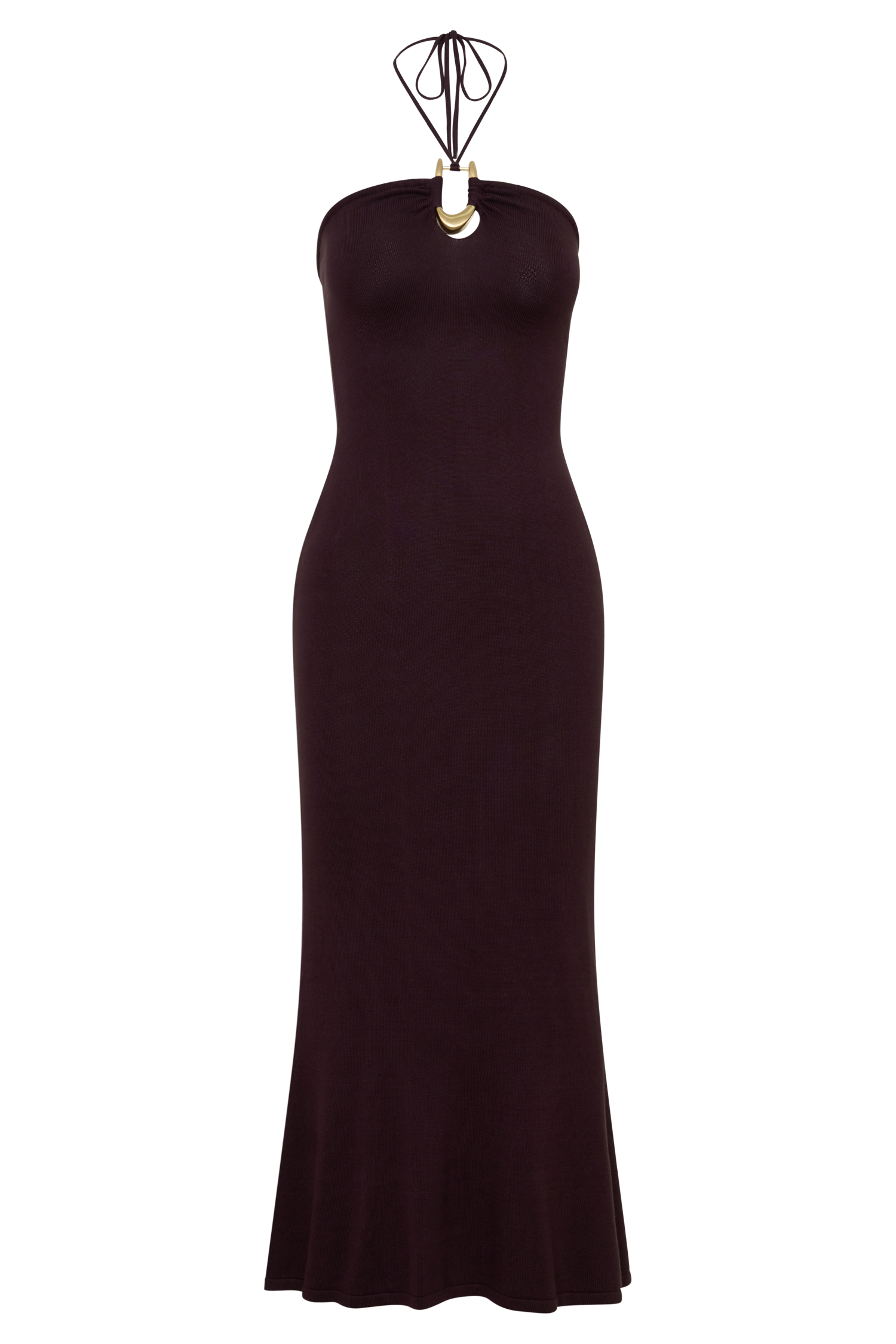 Dimitri Knit Midi Dress - Chocolate #9