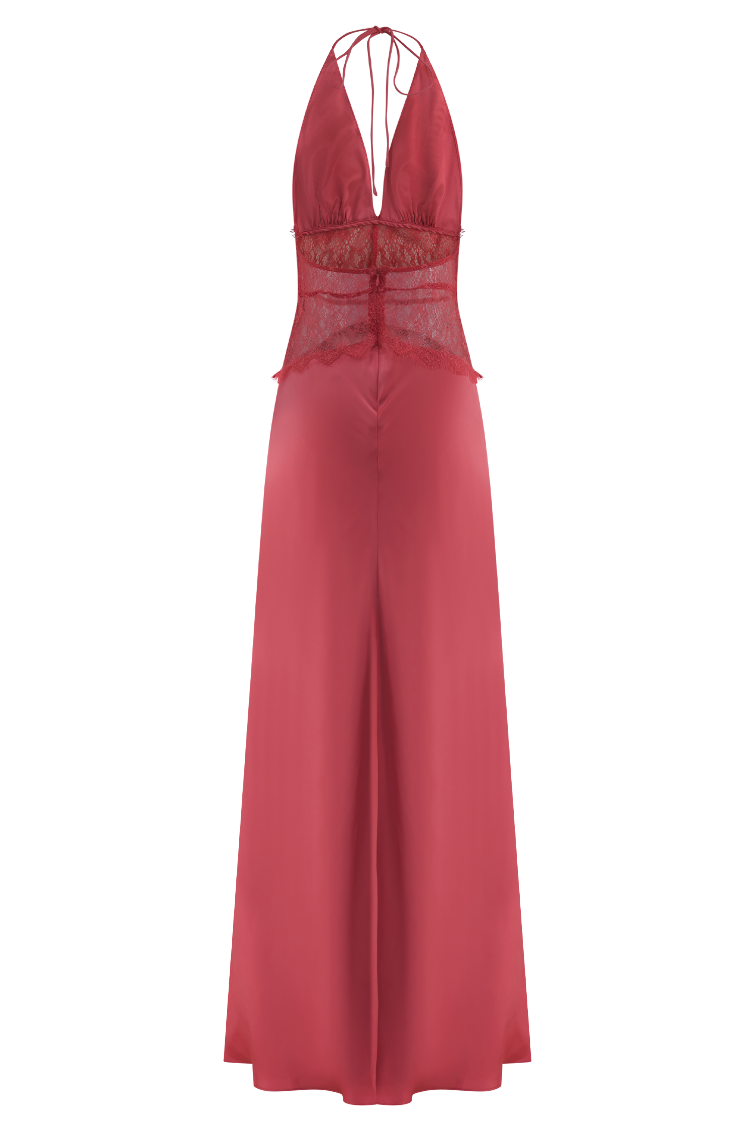 Dinah Lace And Satin Maxi Dress - Blush Rose #6