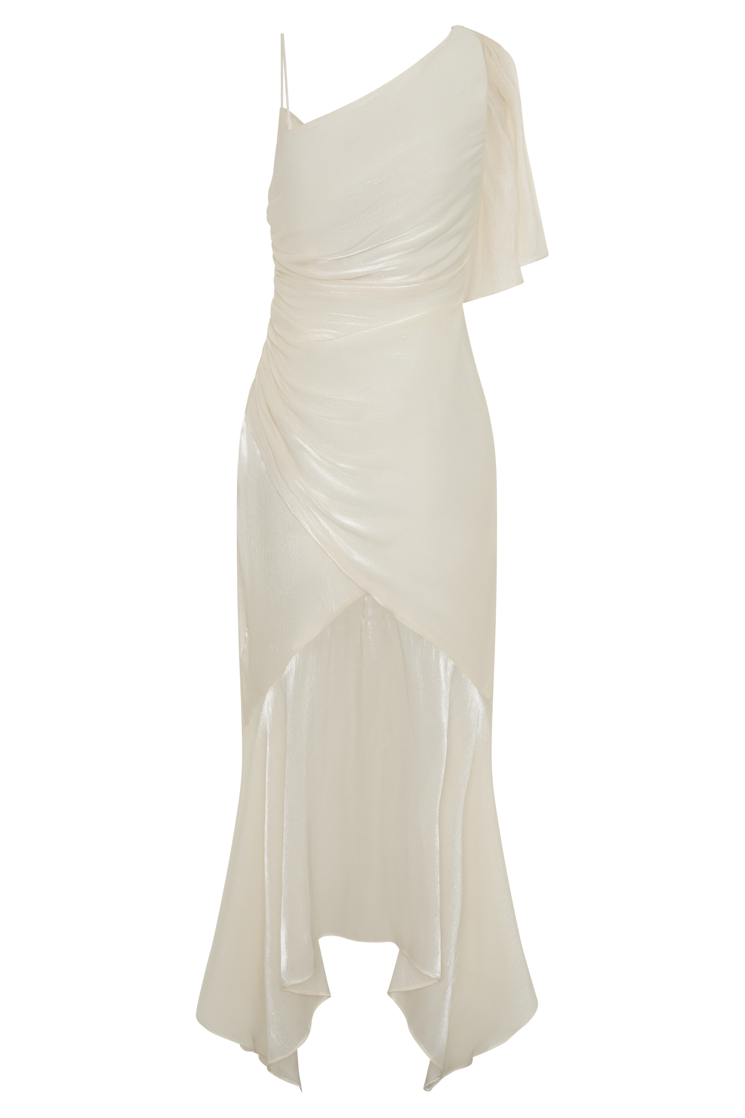 Edith Draped Maxi Dress - Ivory #6