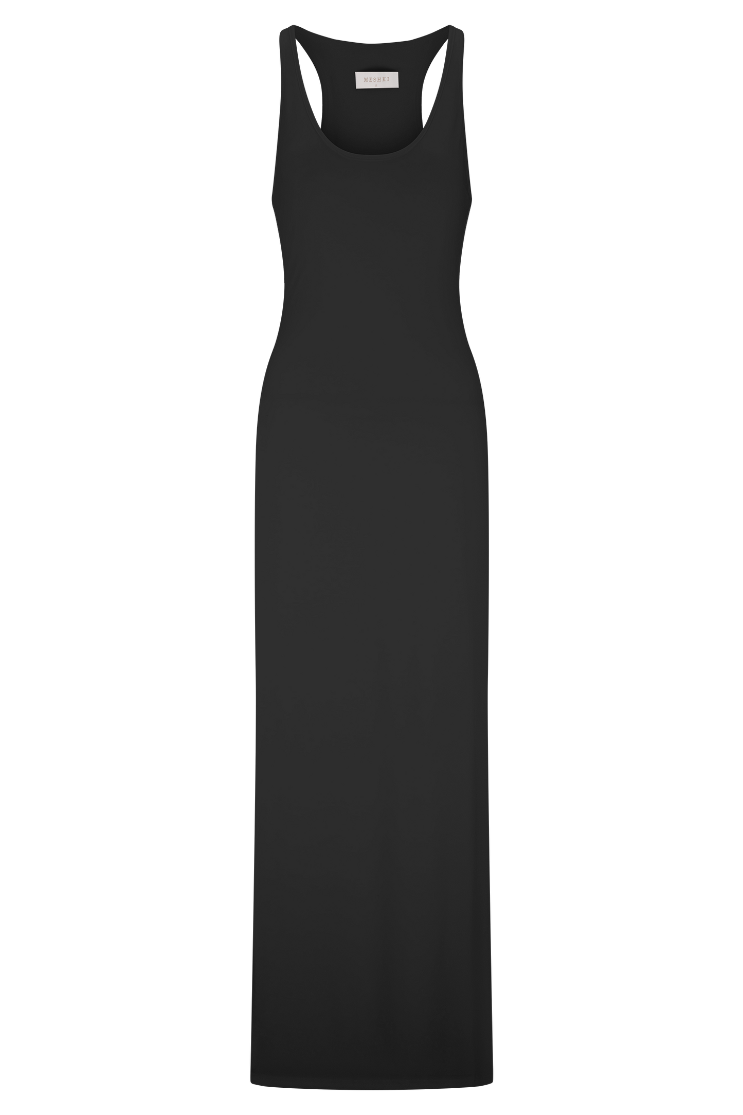 Ellerie Longline Racerback Top - Black