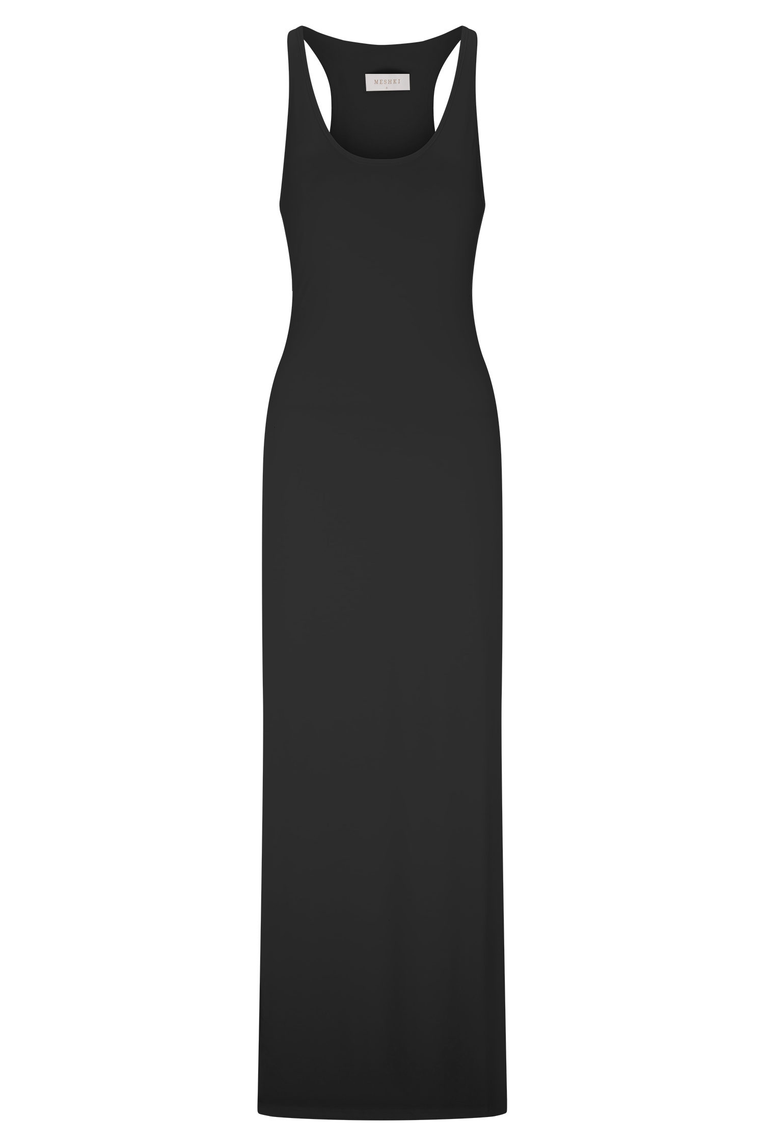 Ellerie Longline Racerback Top - Black #9
