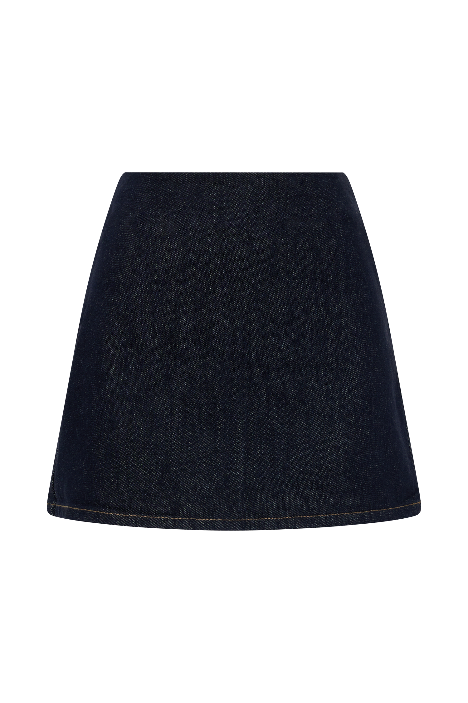 Ellie Denim Mini Skirt - Washed Indigo Blue #7
