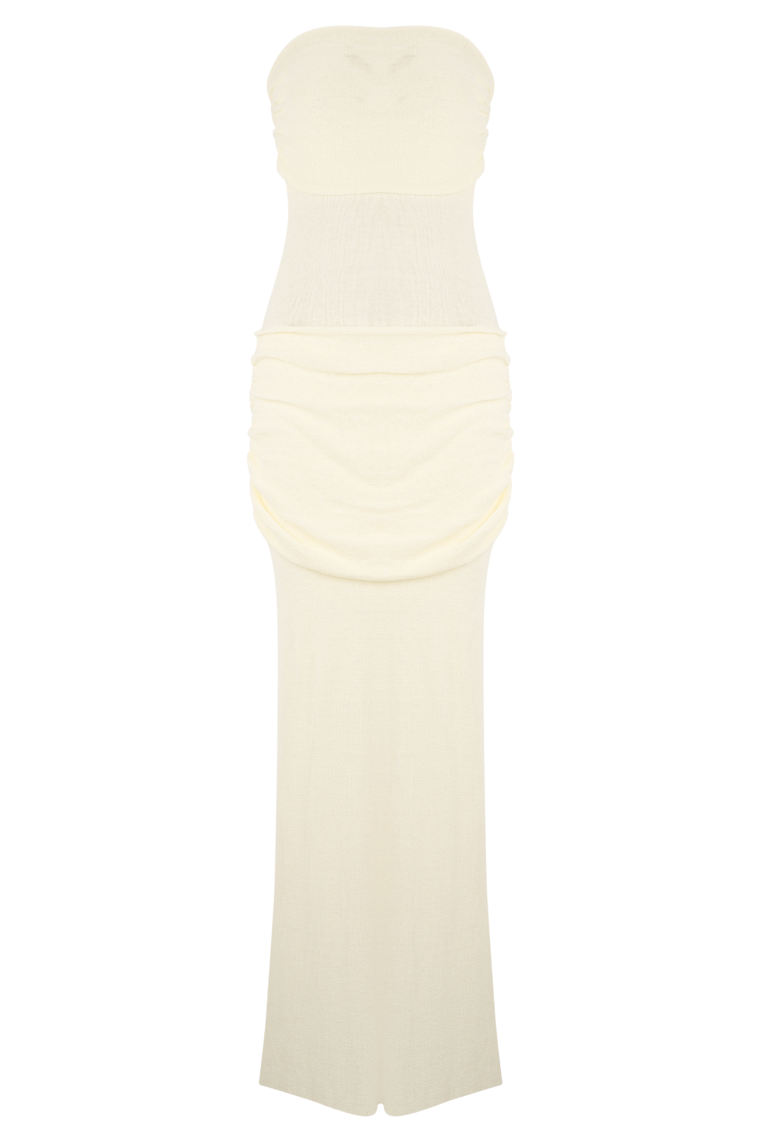 Elora Strapless Knit Maxi Dress - Ivory #8