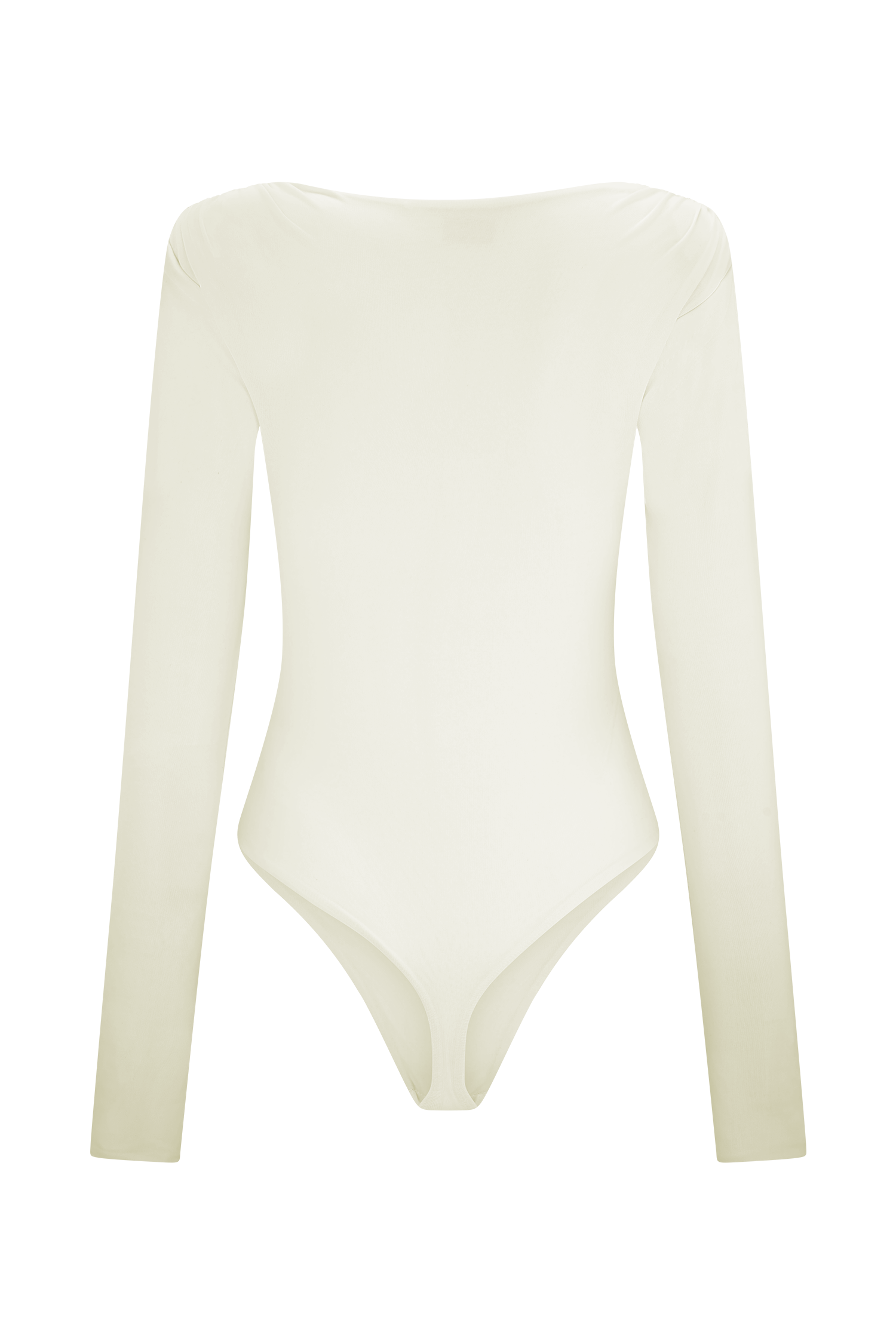 Elsie Shoulder Pad Bodysuit - Ivory #6