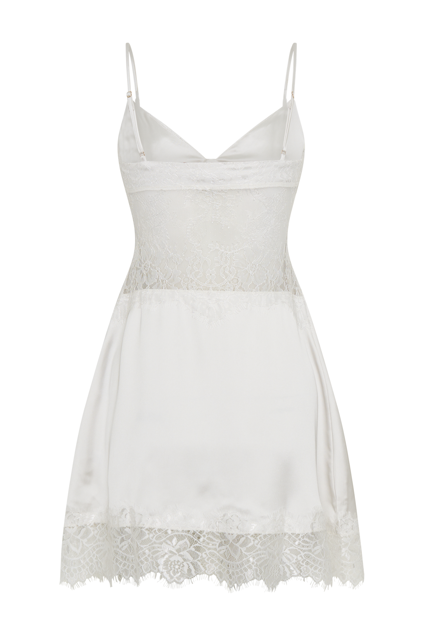 Emmett Lace Slip Dress - White