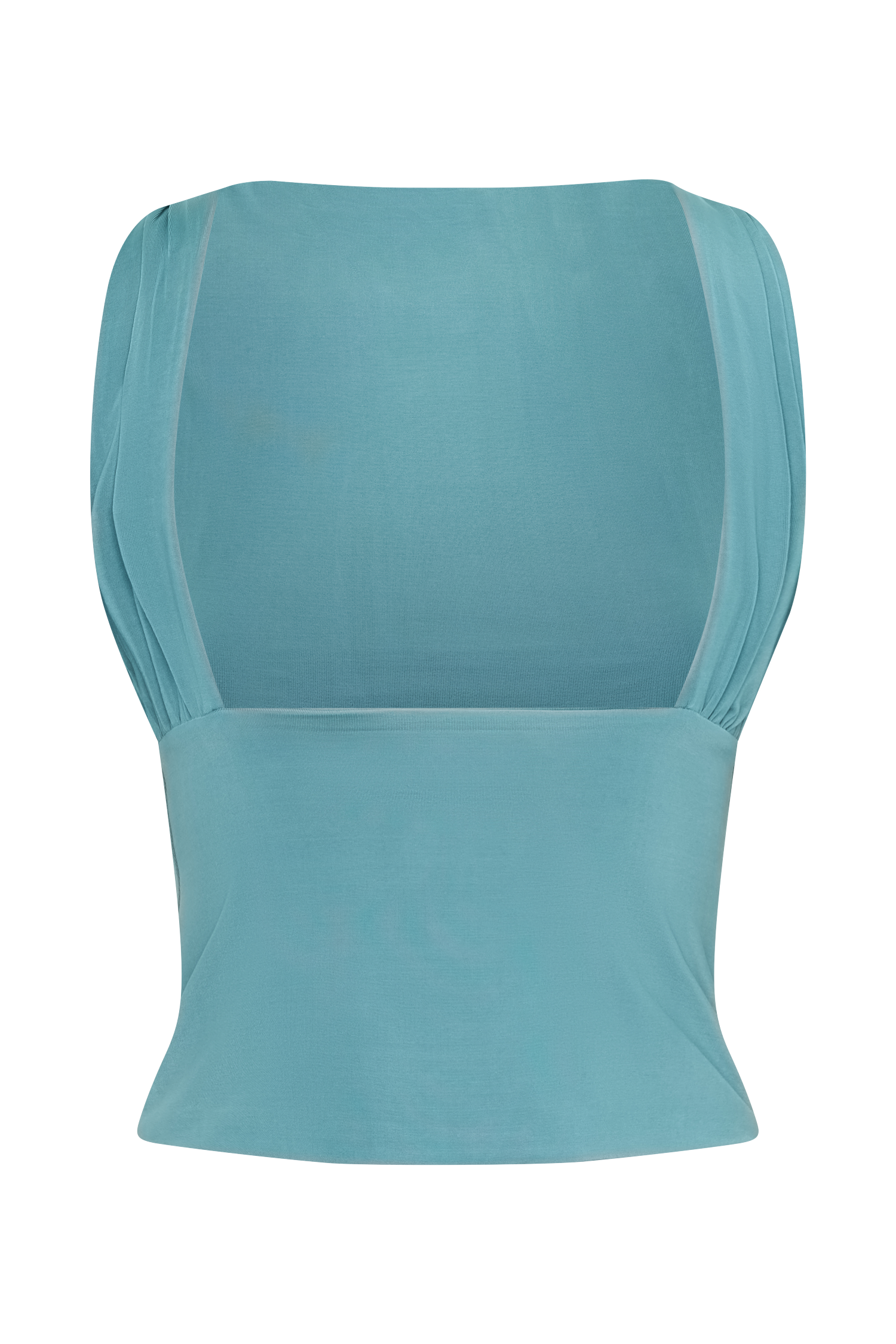 Erina Slinky Open Back Top - Teal #8