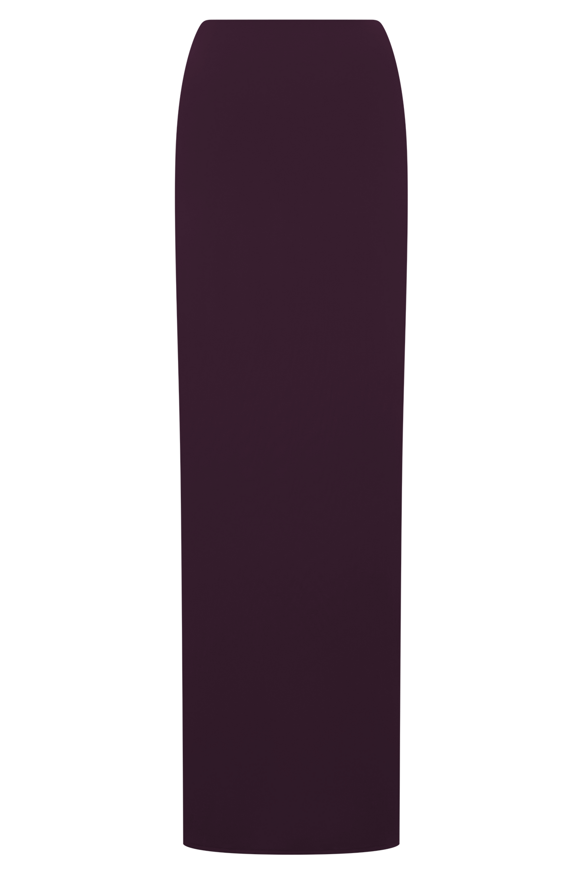Erina Slinky Ruched Maxi Skirt With Hardware - Aubergine #8