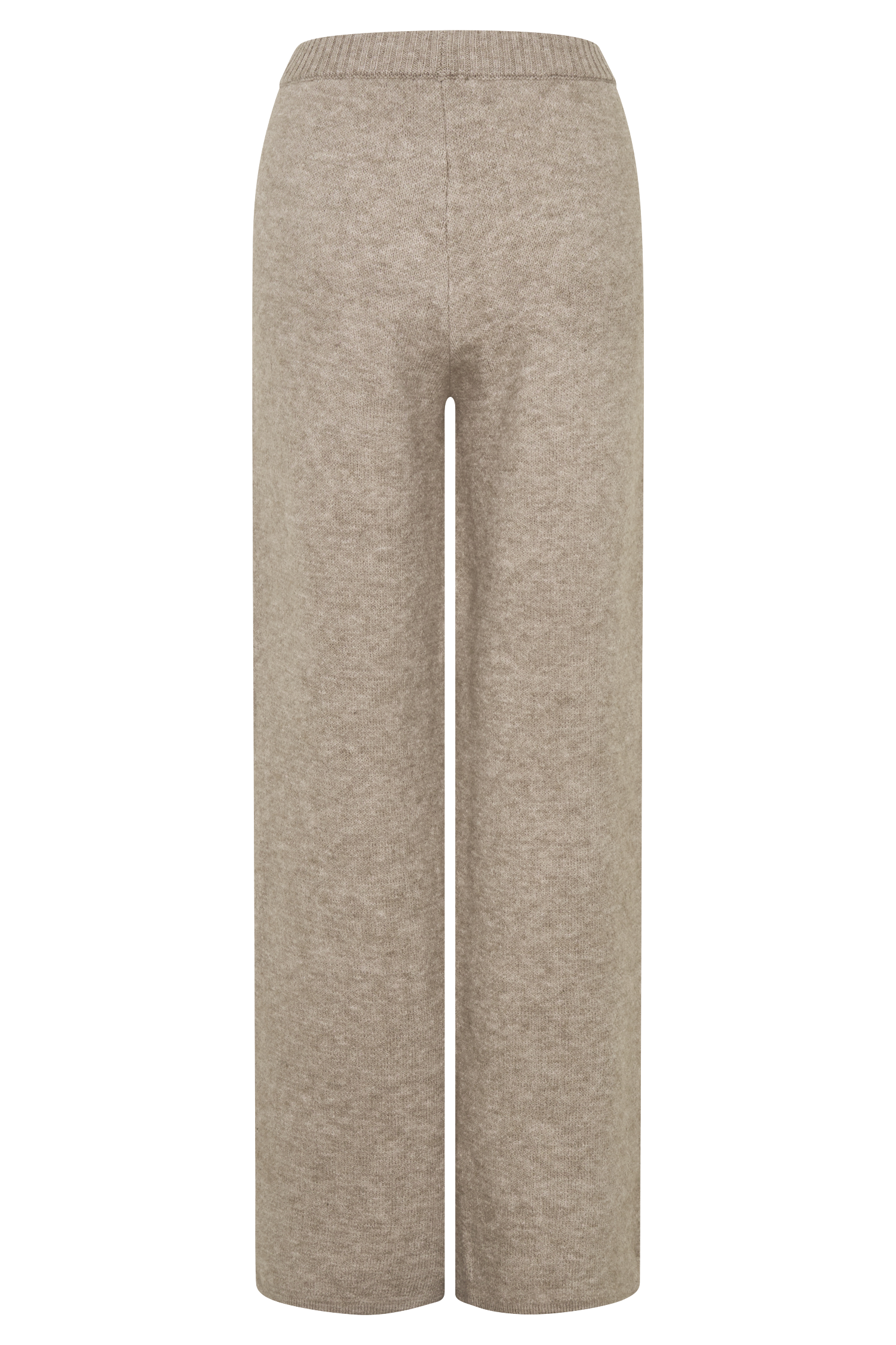 Evan Knit Wide Leg Pants - Beige Marle #8