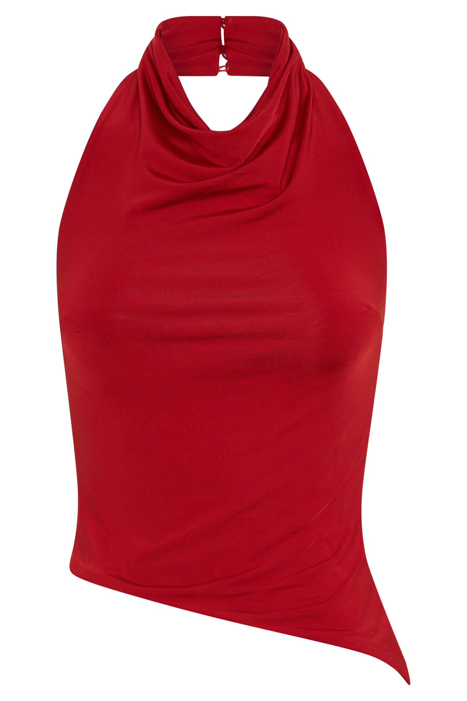 Federica Slinky Halter Neck Top - Red #9