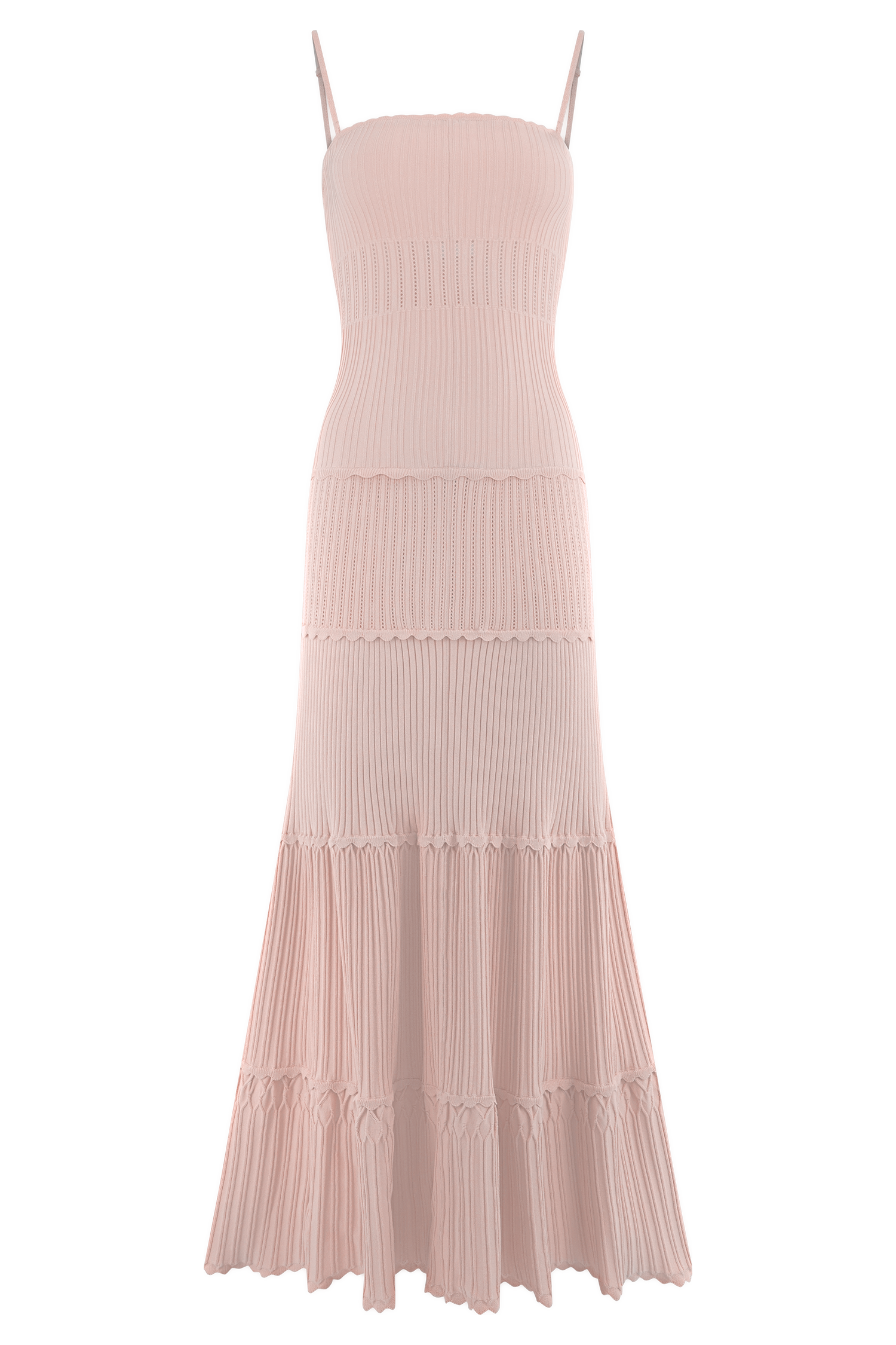 Finley Pointelle Knit Maxi Dress - Baby Pink #8