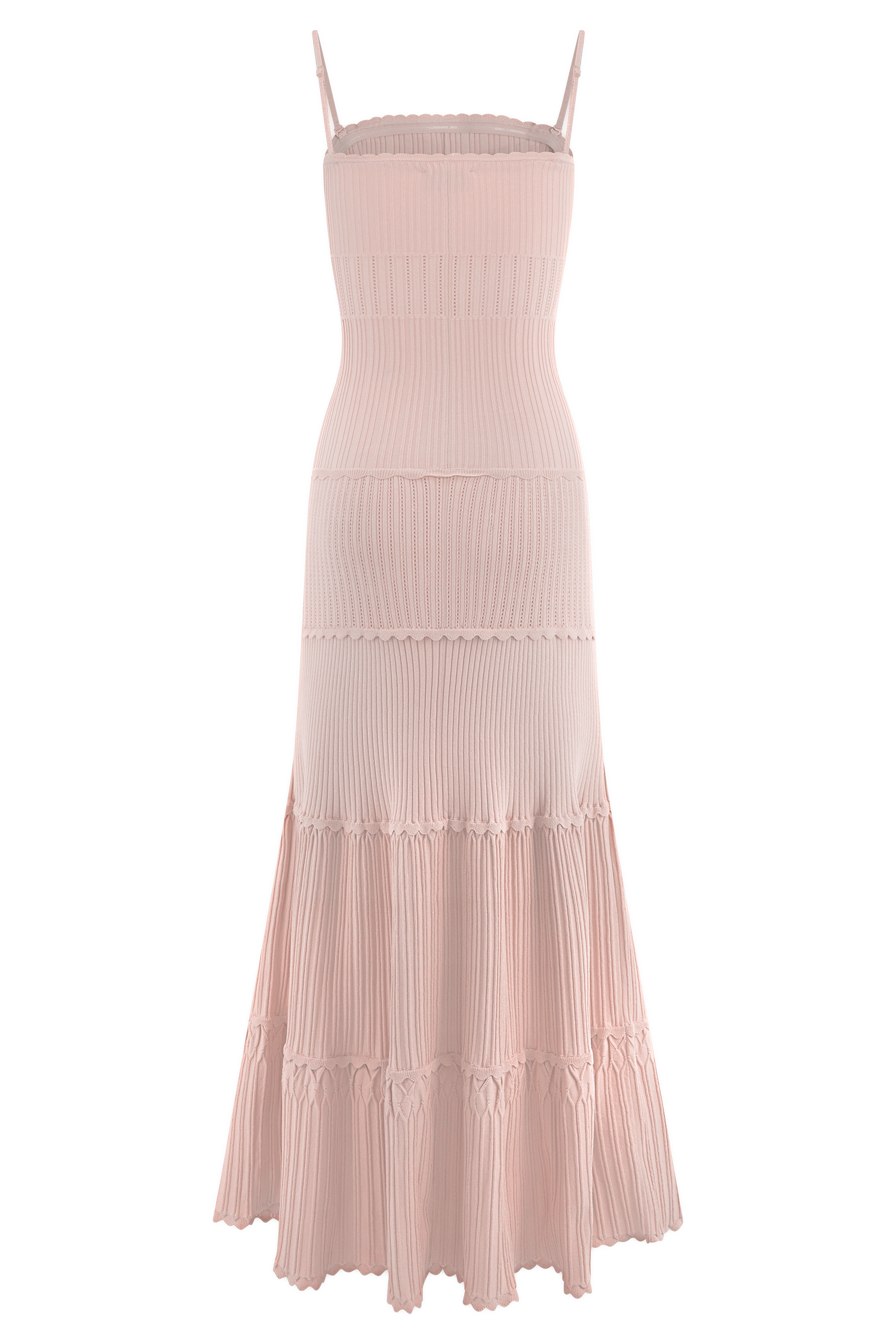 Finley Pointelle Knit Maxi Dress - Baby Pink #7