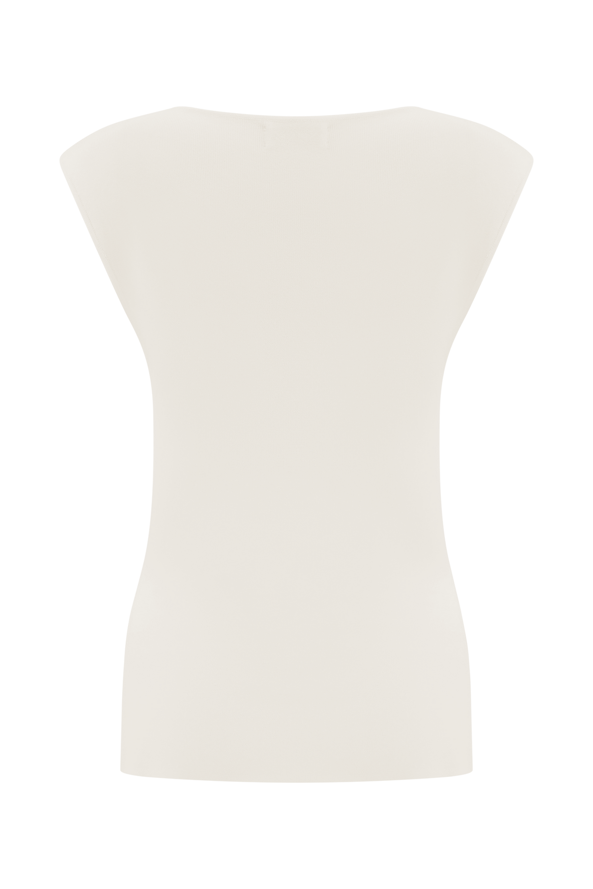 Francisca Cowl Neck Knit Top - White