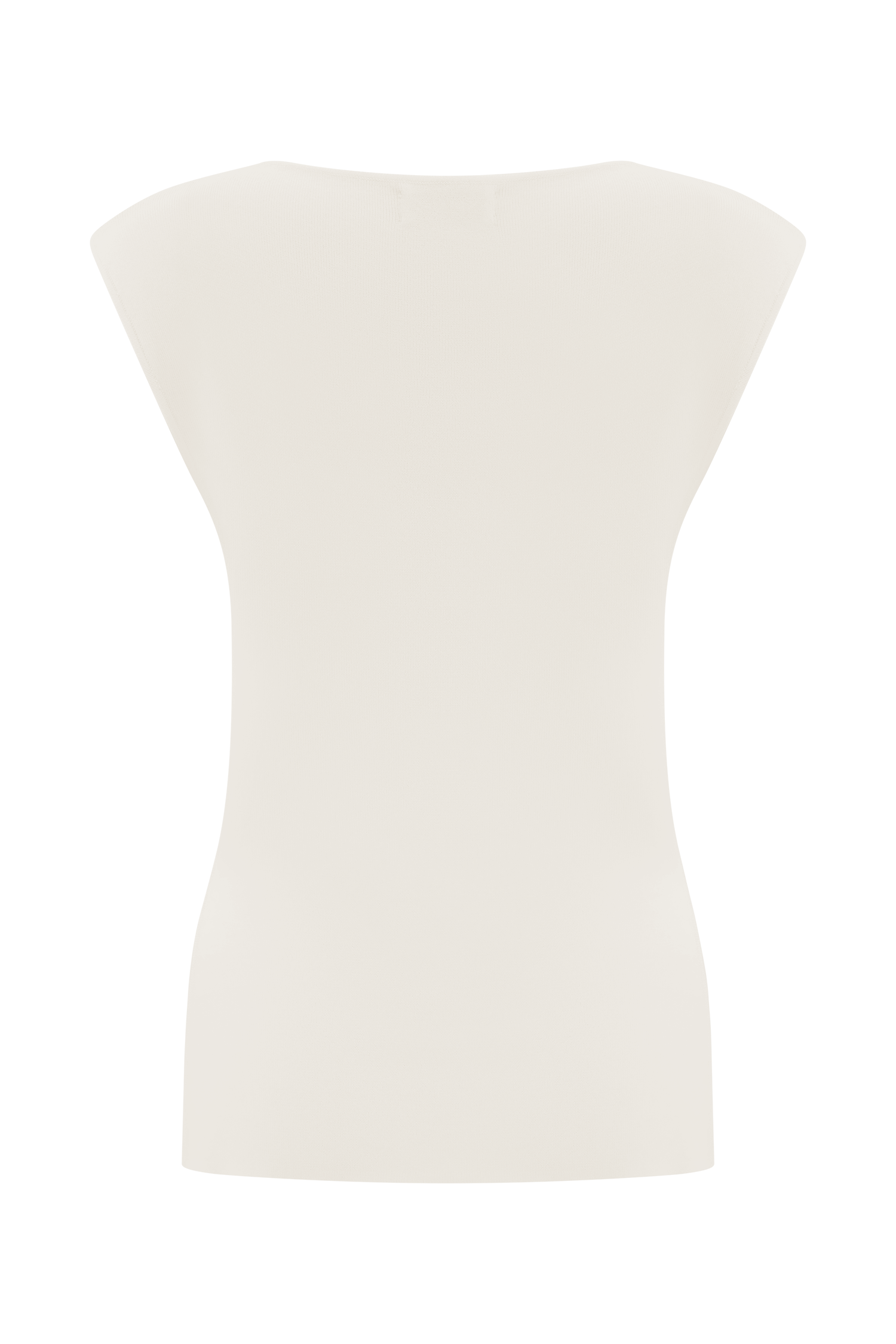 Francisca Cowl Neck Knit Top - White #8