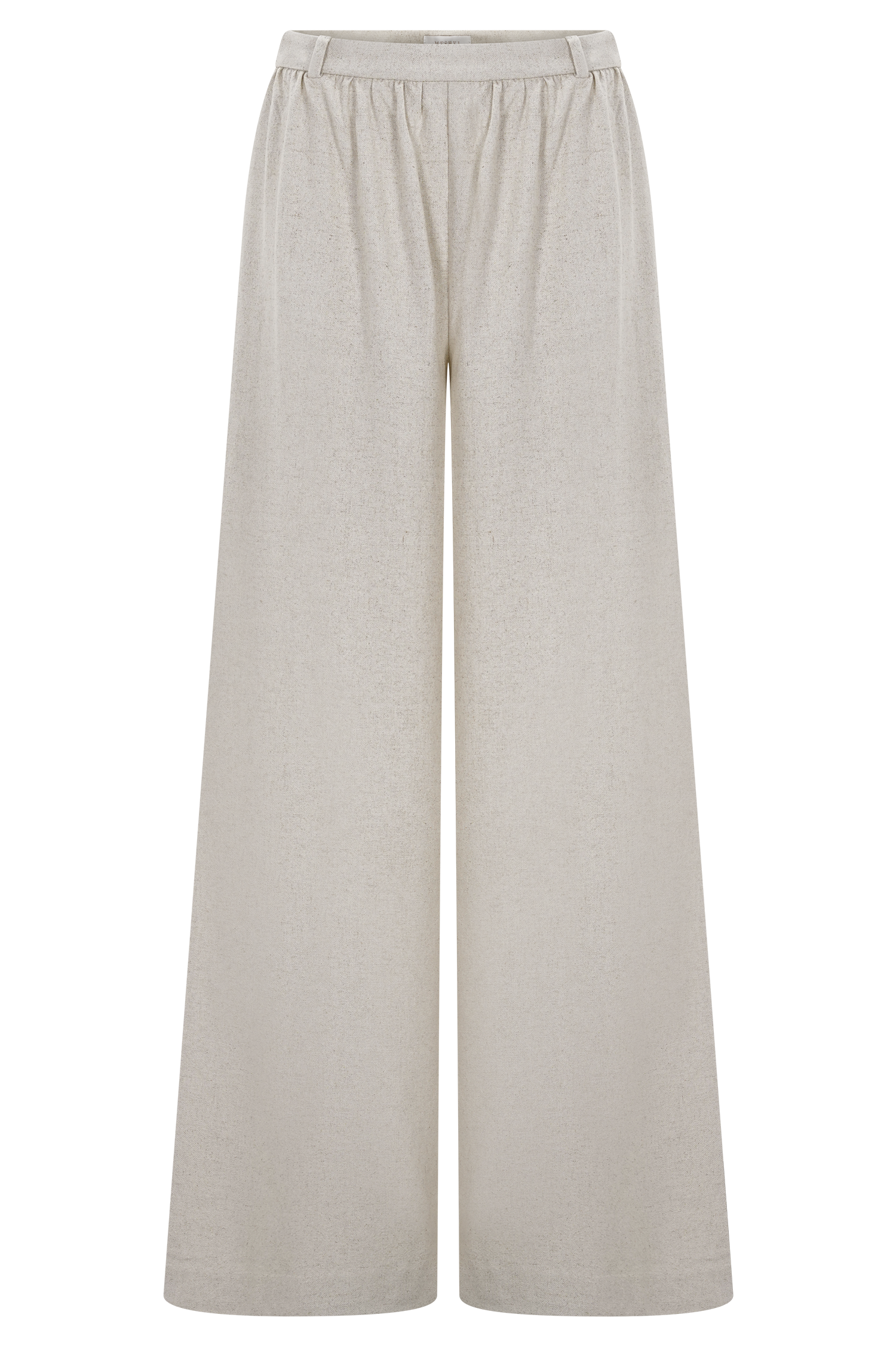 Gabby Straight Leg Linen Pants - Natural #11