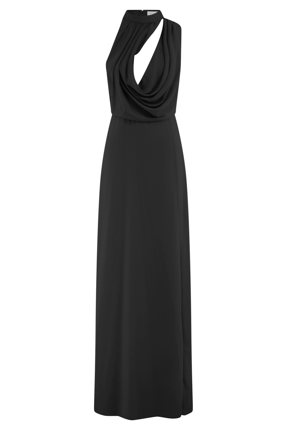 Galia Cowl Neck Maxi Dress - Black #7